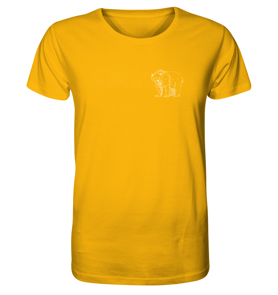 Team Bär Backprint (weiß) Unisex Shirt