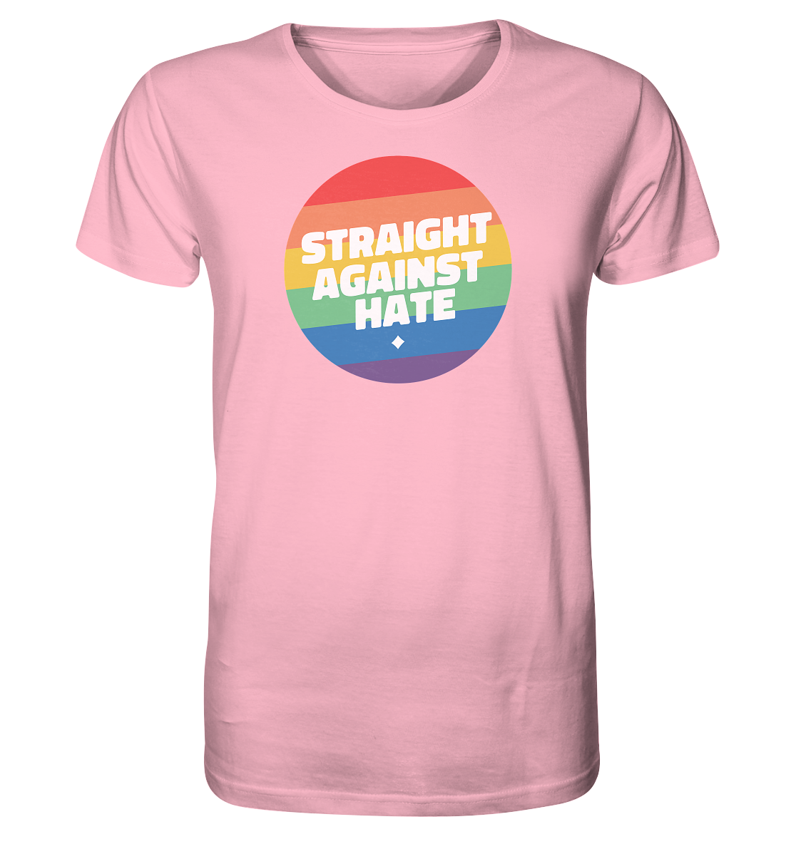 Straight Against Hate Badge Unisex Shirt