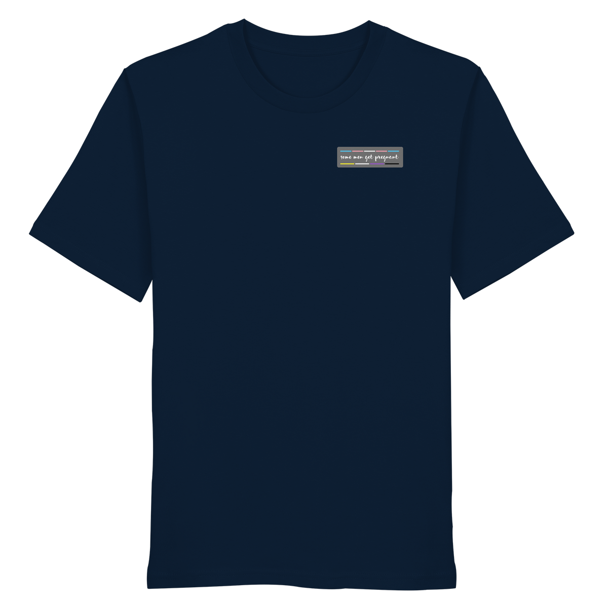some men get pregnant "Trans Stripes Edition" - Organic Shirt