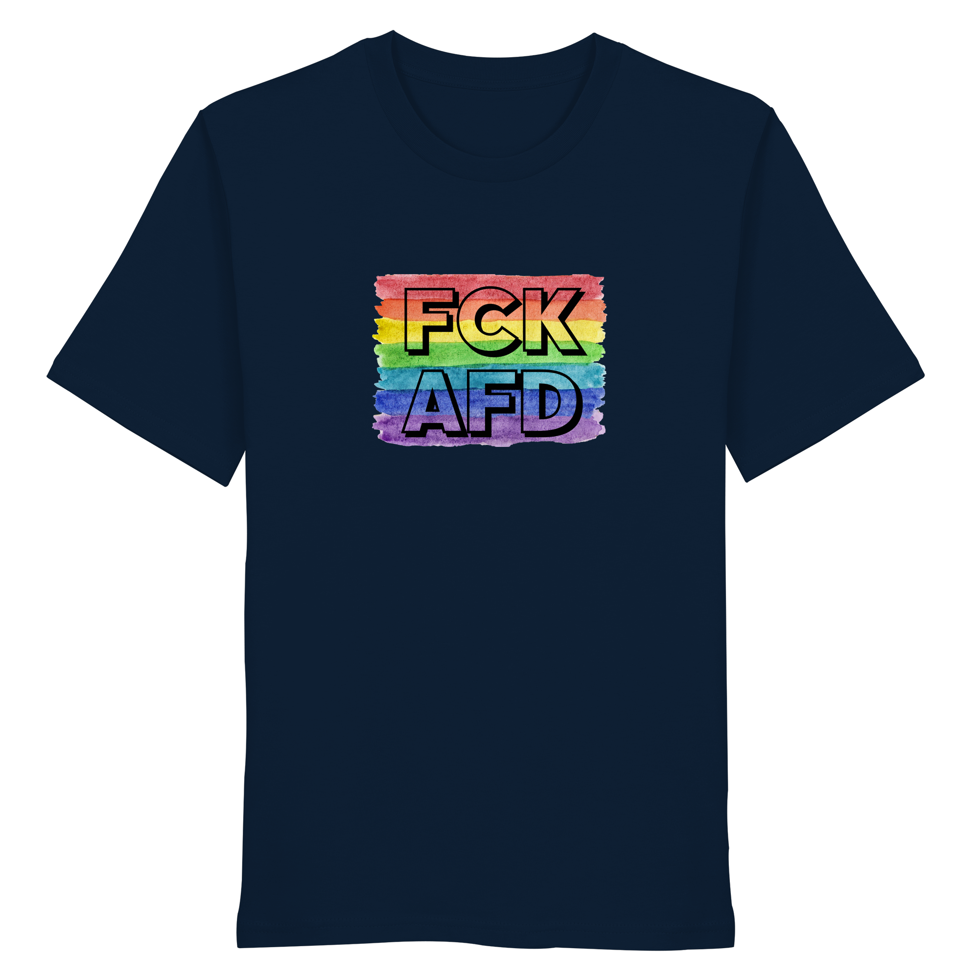 FCK AFD "Rainbow Resistance Edition" - Organic Shirt