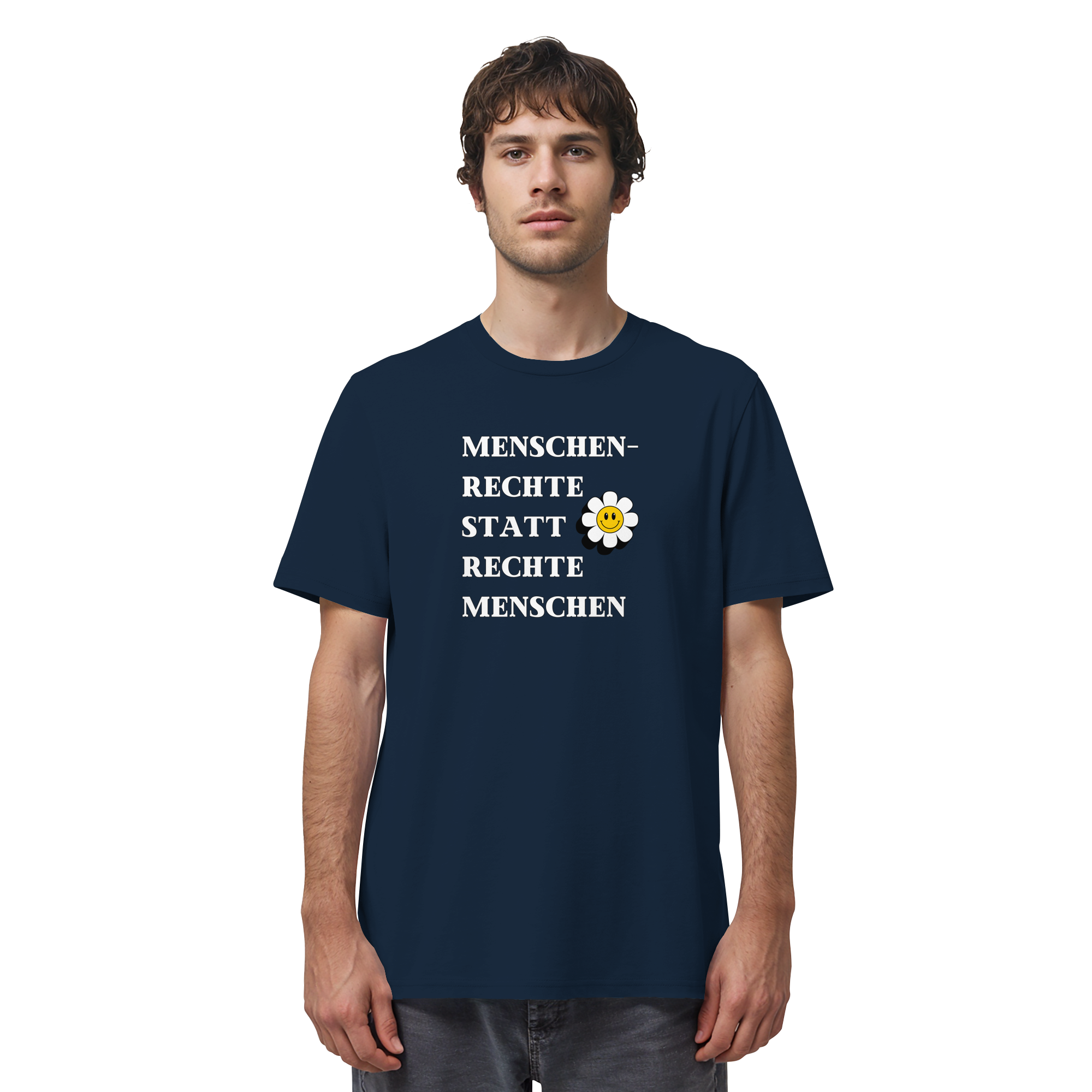 Menschenrechte statt rechte Menschen - Organic Shirt