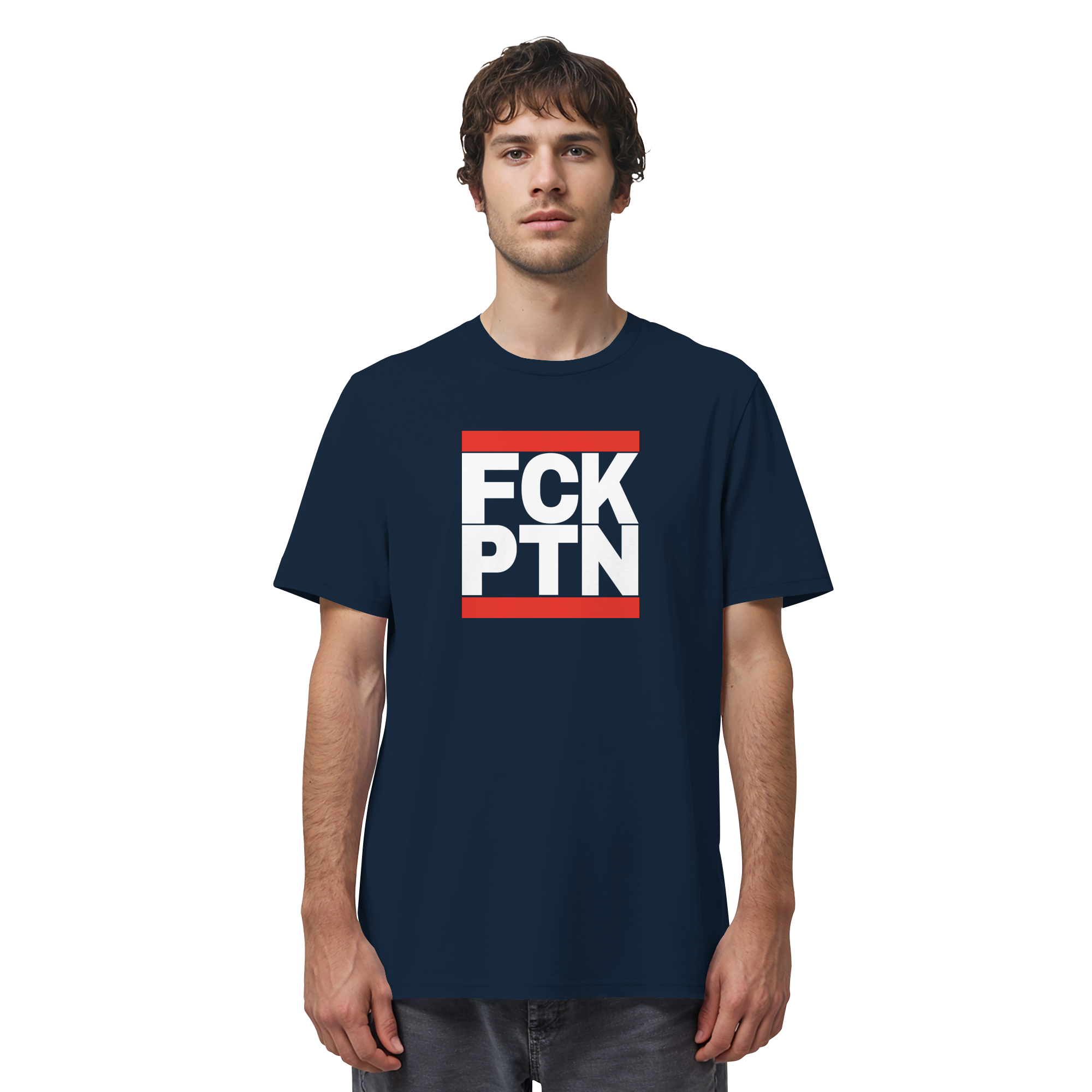 FCK PTN (weiße Schrift) - Organic Shirt