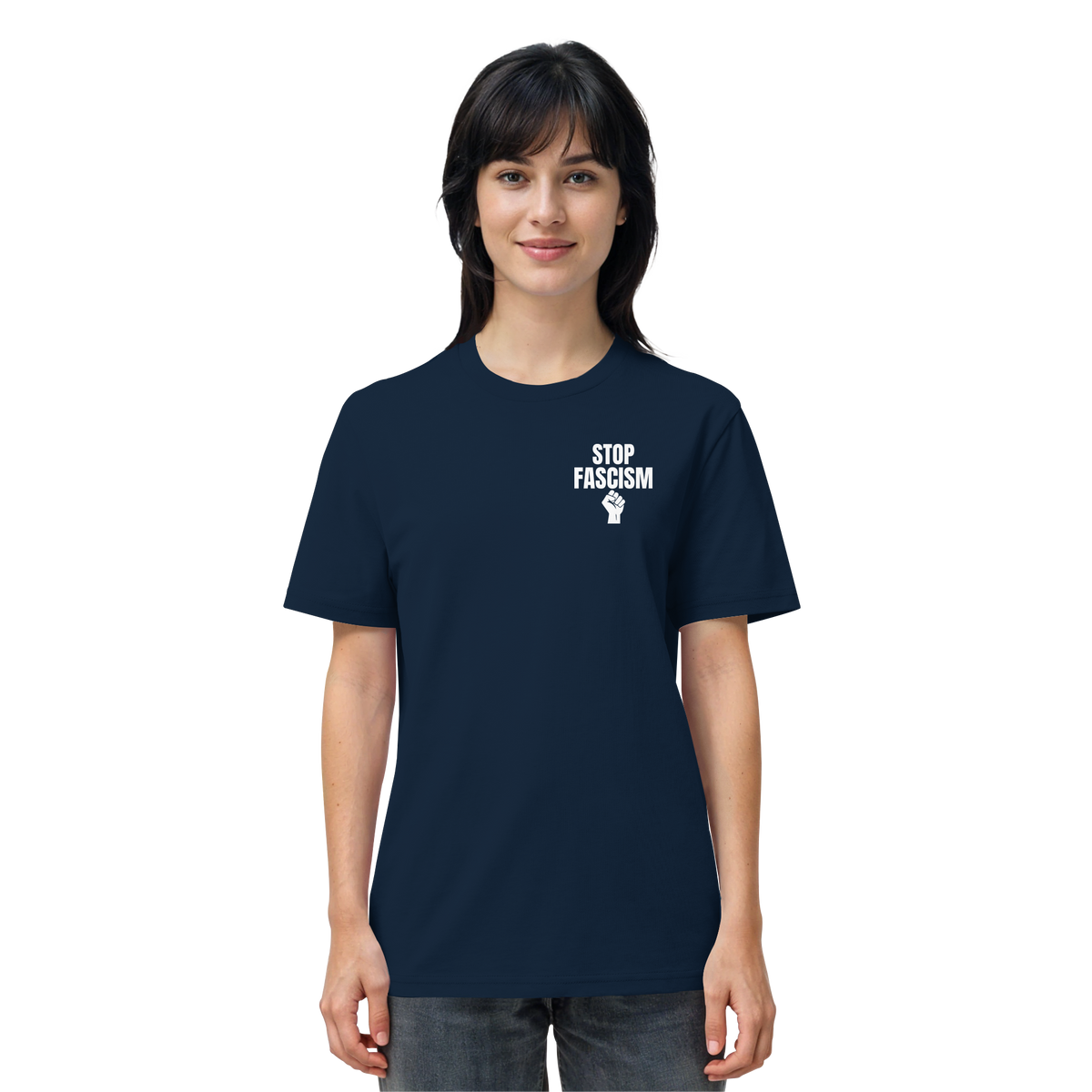 Stop Fascism "Raised Fist Edition" - Organic Shirt