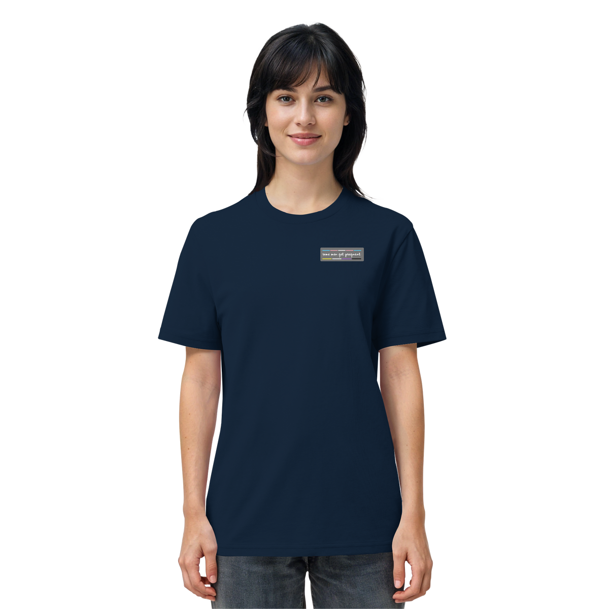 some men get pregnant "Trans Stripes Edition" - Organic Shirt