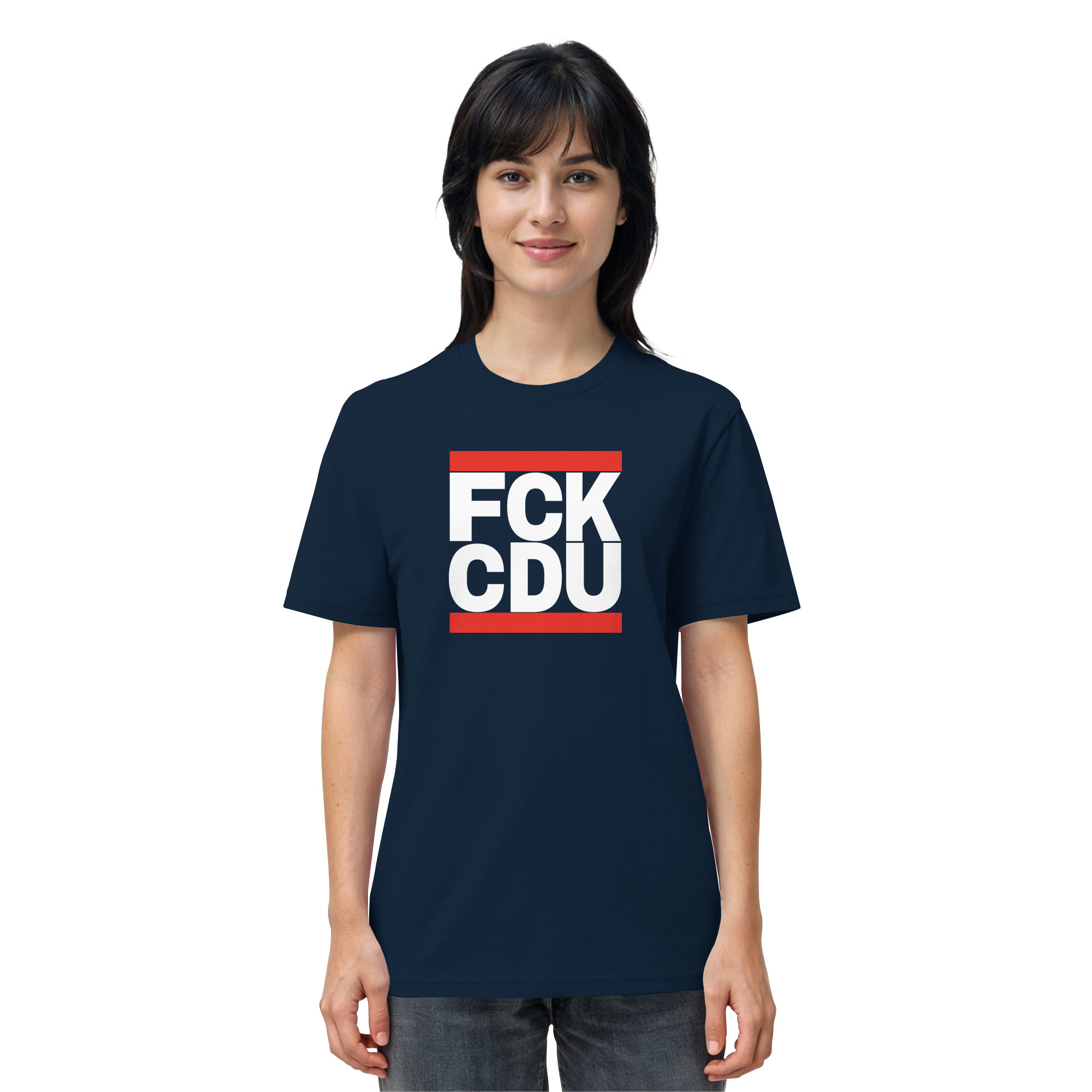 FCK CDU (weiße Schrift) - Organic Shirt