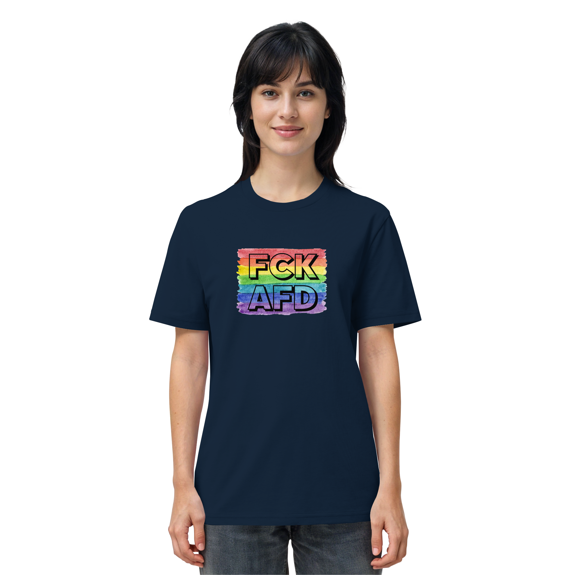 FCK AFD "Rainbow Resistance Edition" - Organic Shirt