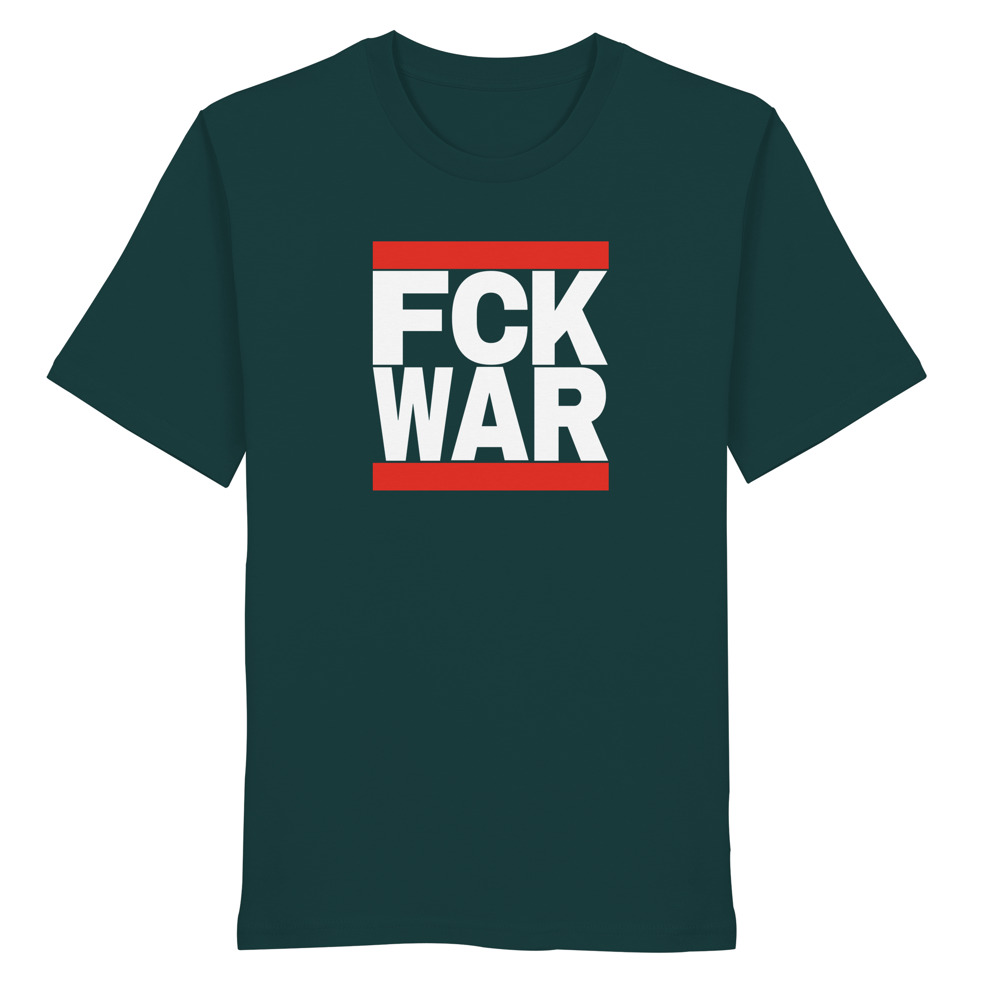 FCK WAR (weiße Schrift) - Organic Shirt