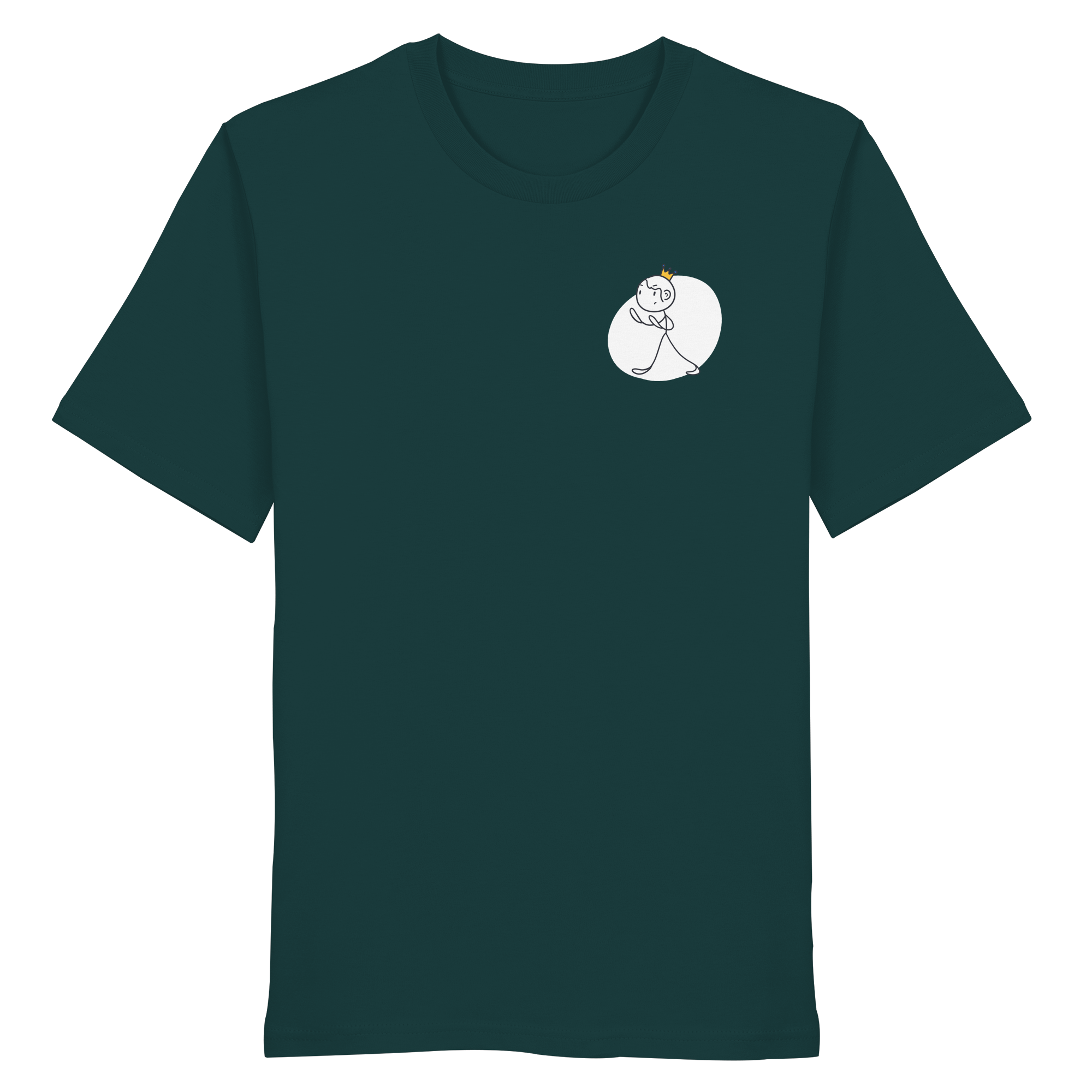 Seelenmännchen "Selbstverteidigung Edition" Brustprint (dunkel) - Organic Shirt