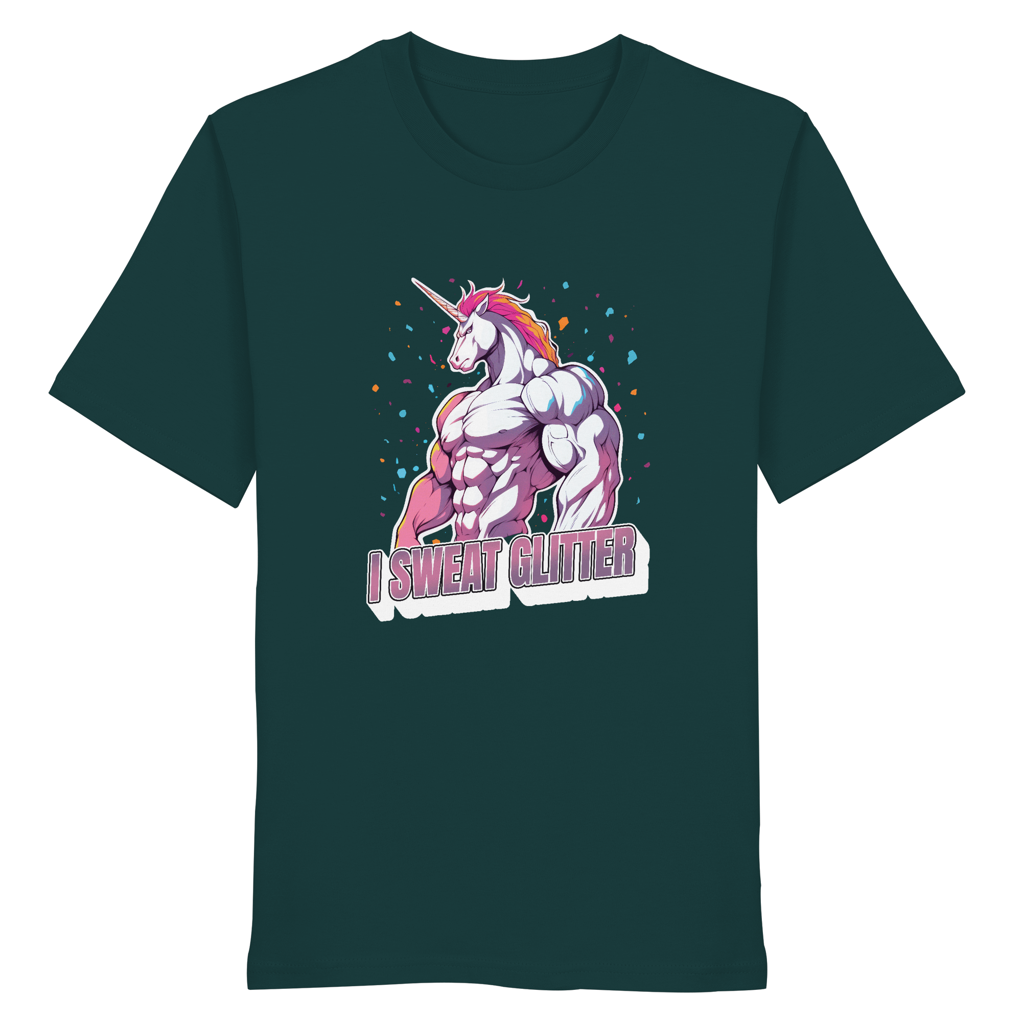 I sweat Glitter - Organic Shirt