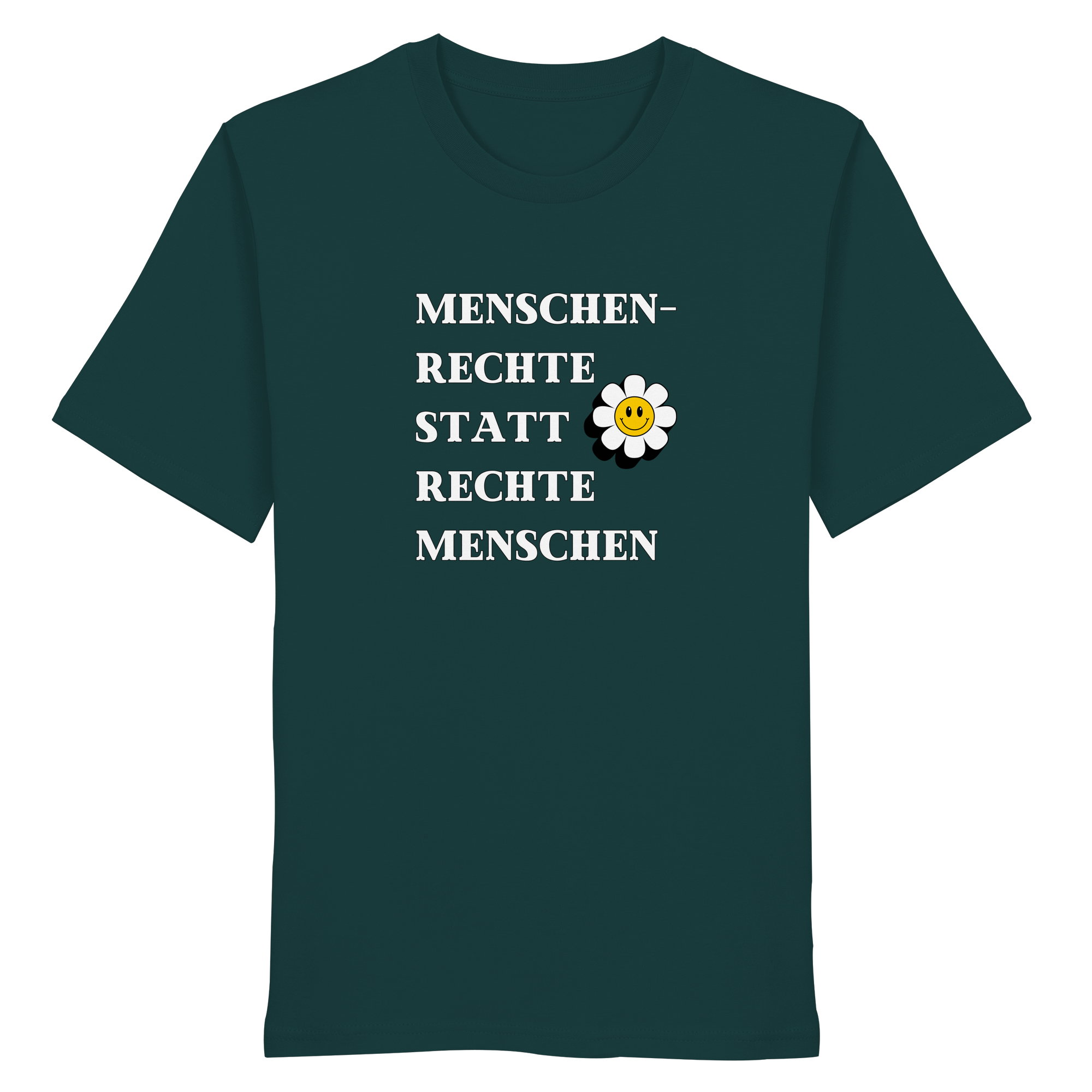 Menschenrechte statt rechte Menschen - Organic Shirt