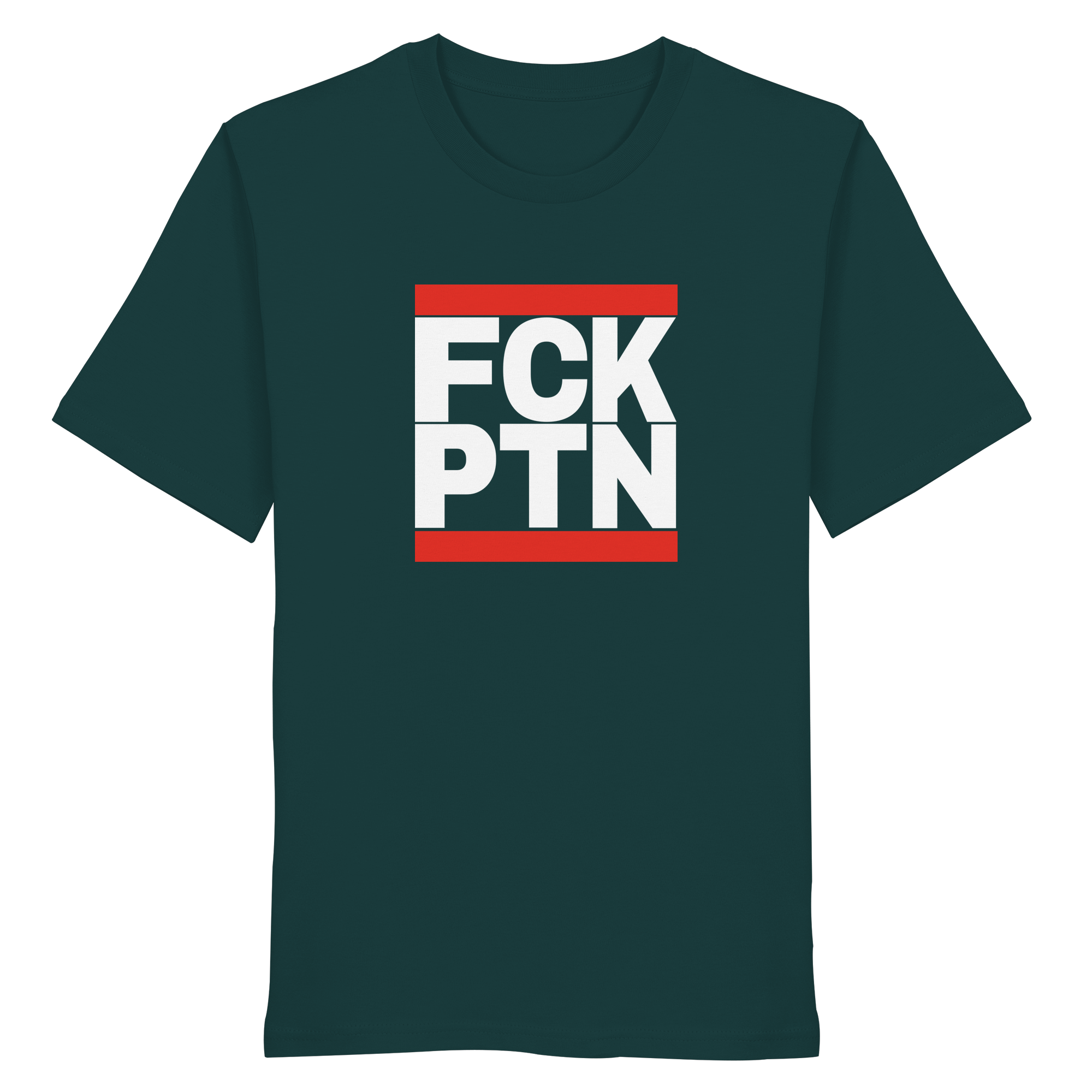 FCK PTN (weiße Schrift) - Organic Shirt