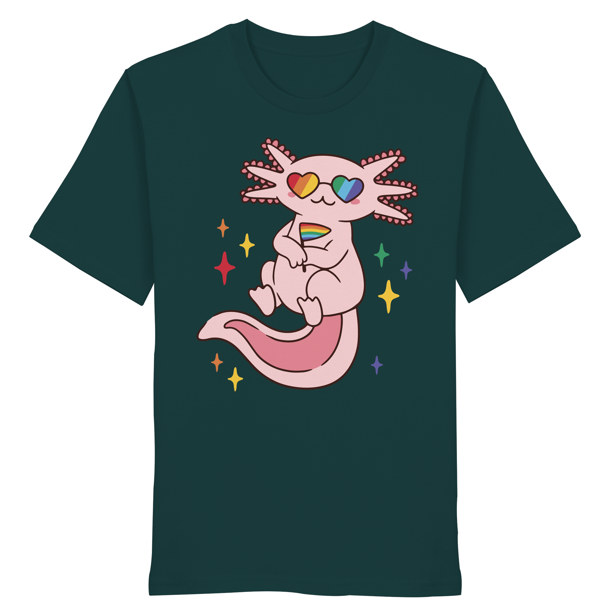 Big Pride Axolotl - Organic Shirt