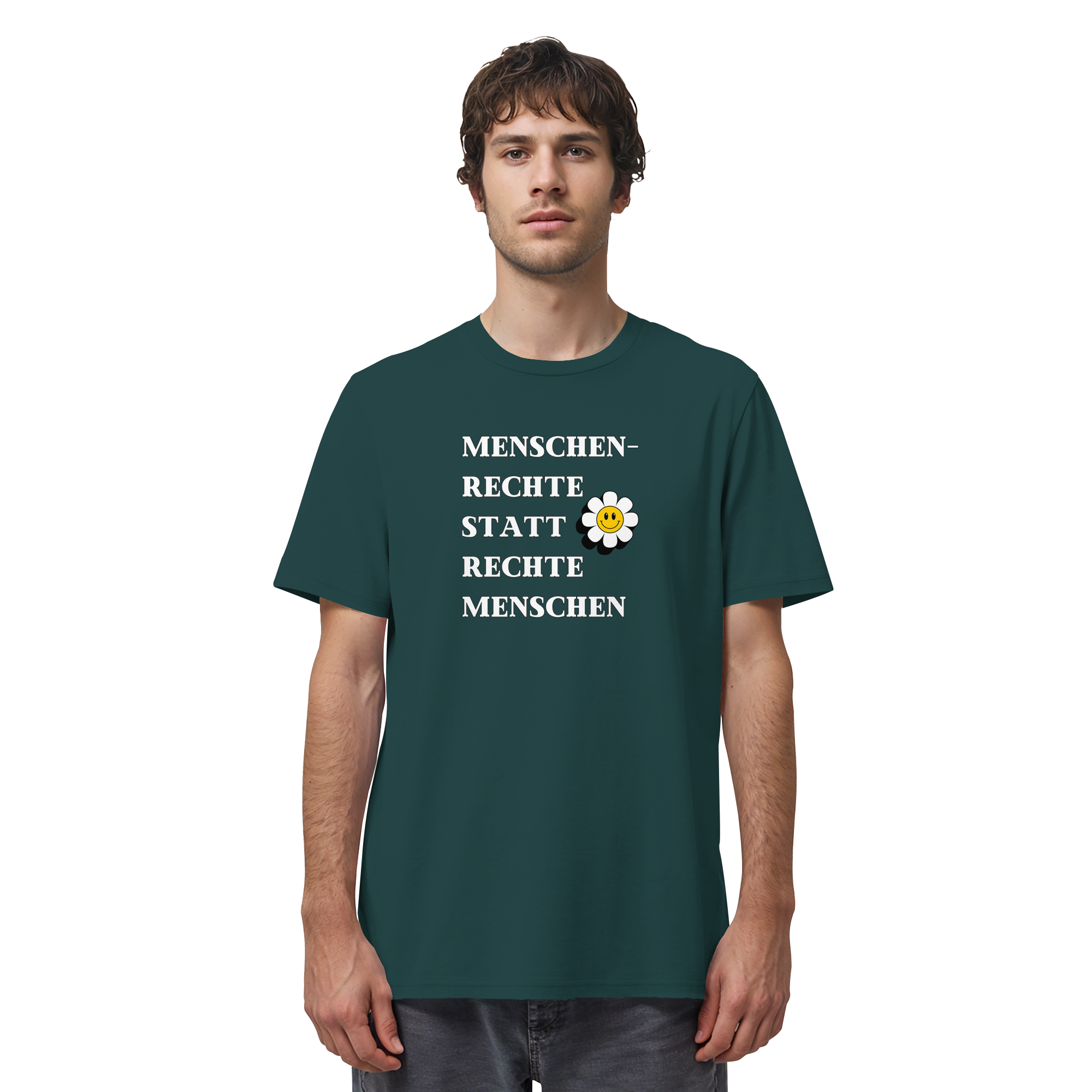 Menschenrechte statt rechte Menschen - Organic Shirt