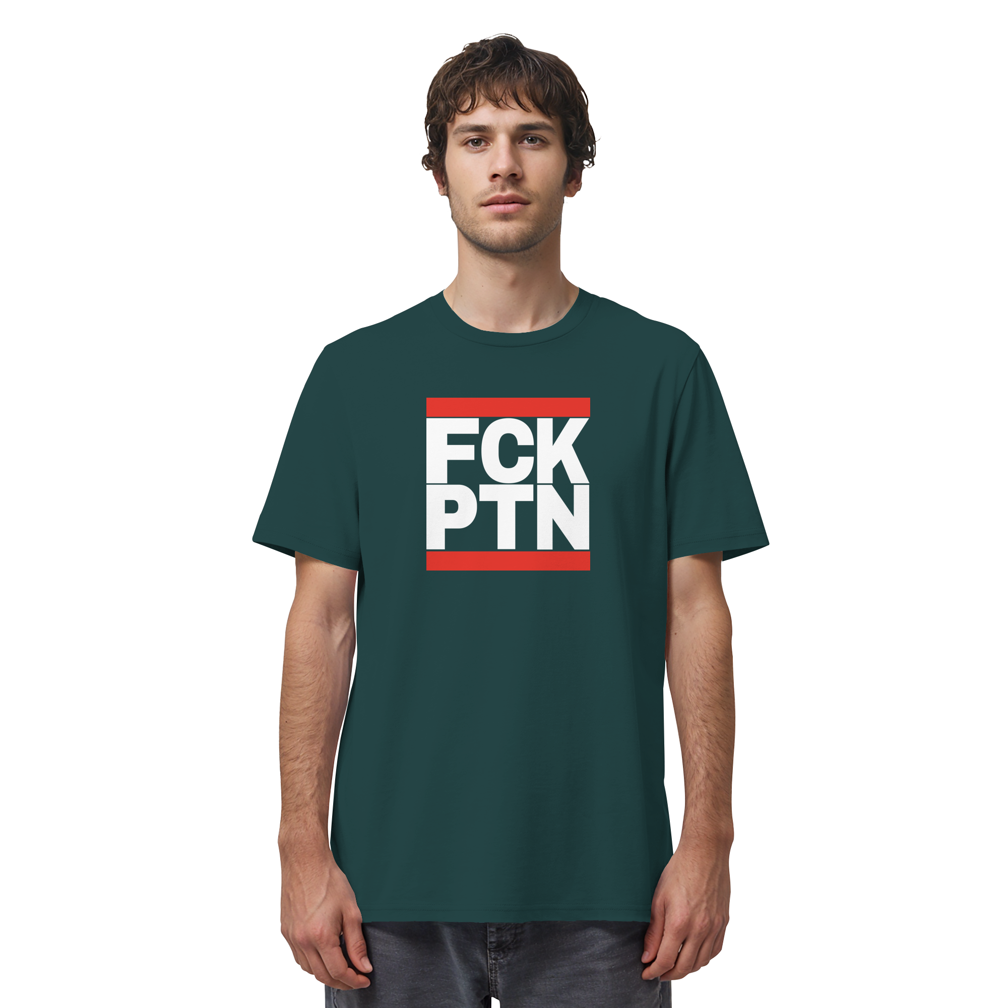 FCK PTN (weiße Schrift) - Organic Shirt