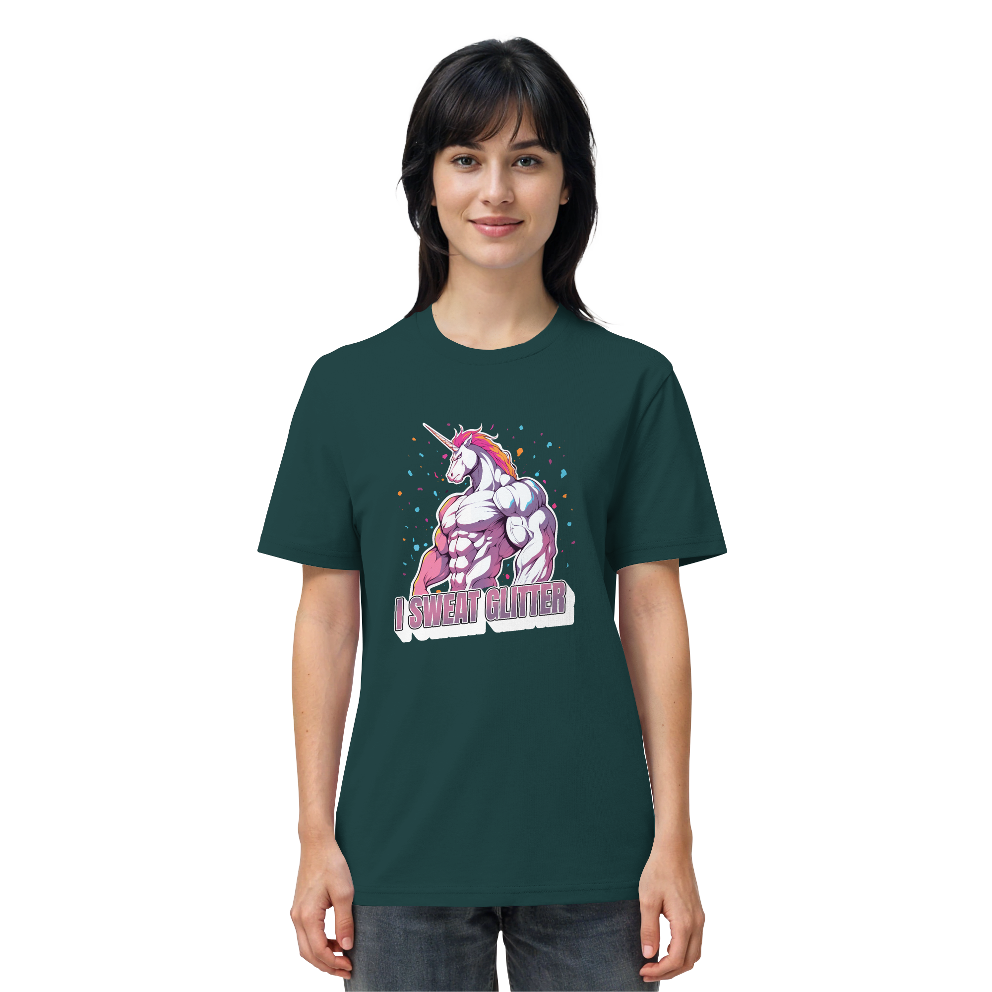 I sweat Glitter - Organic Shirt