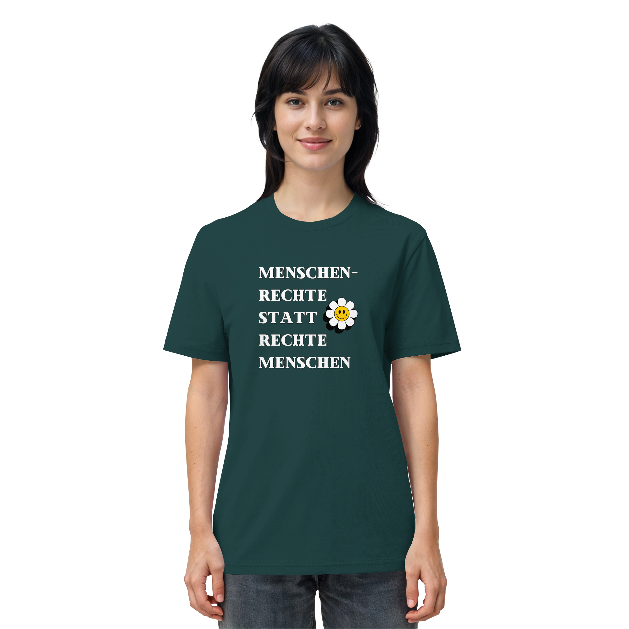 Menschenrechte statt rechte Menschen - Organic Shirt