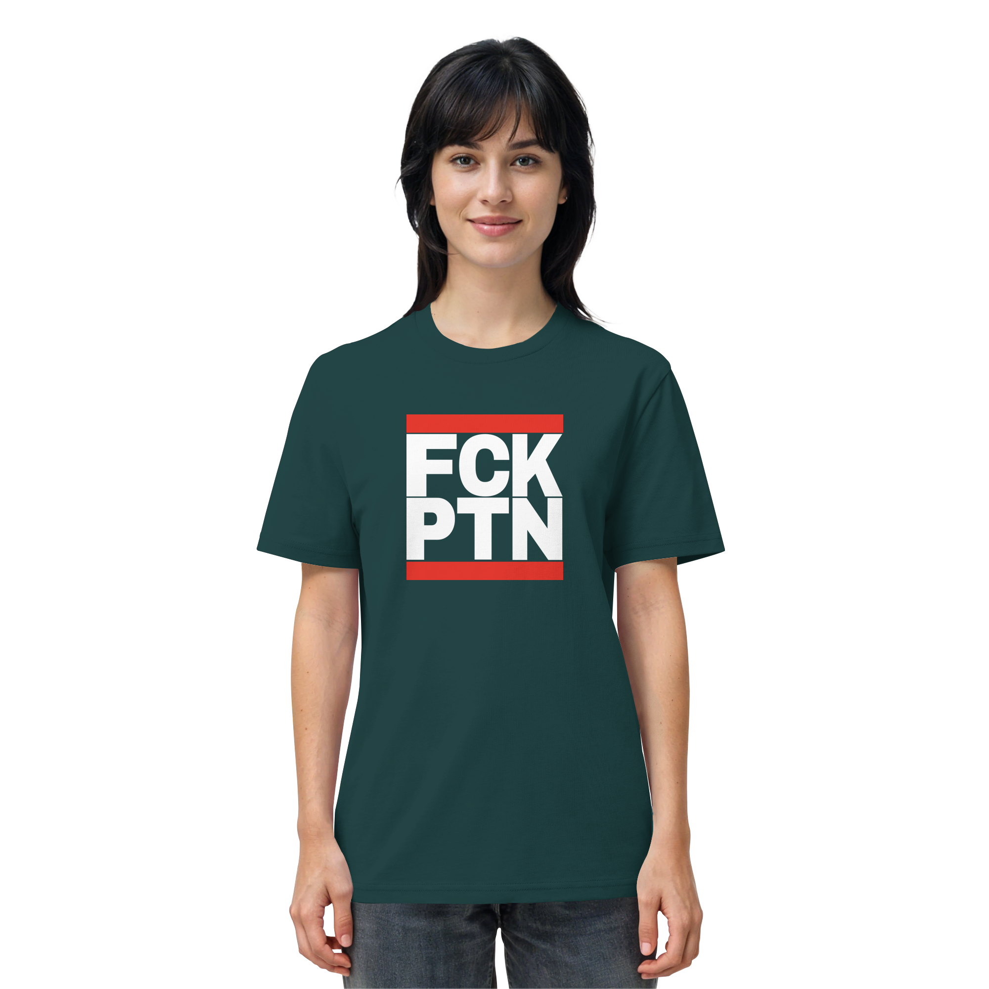 FCK PTN (weiße Schrift) - Organic Shirt
