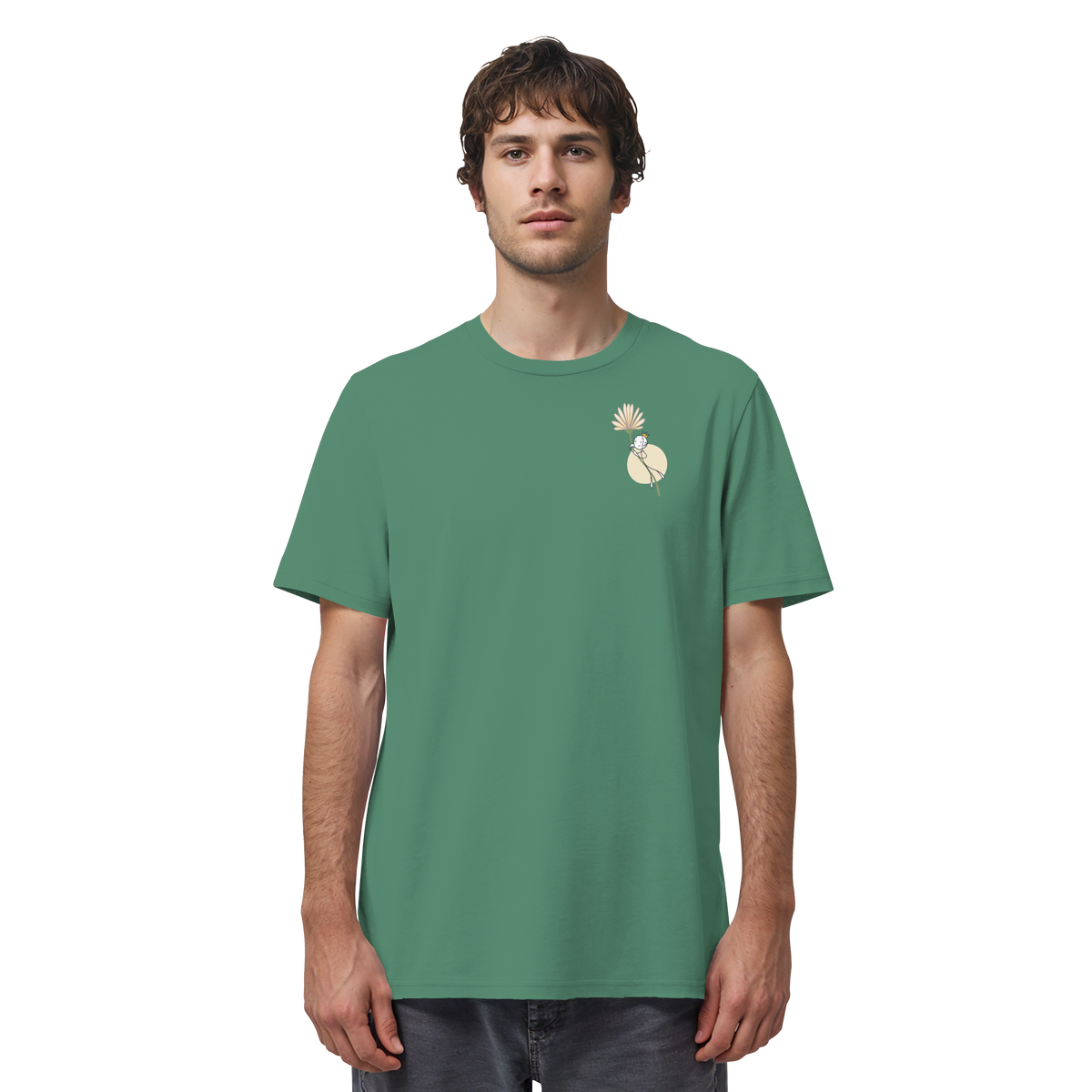 Seelenmännchen "Blumenfliegen Edition" (dunkel) - Organic Shirt