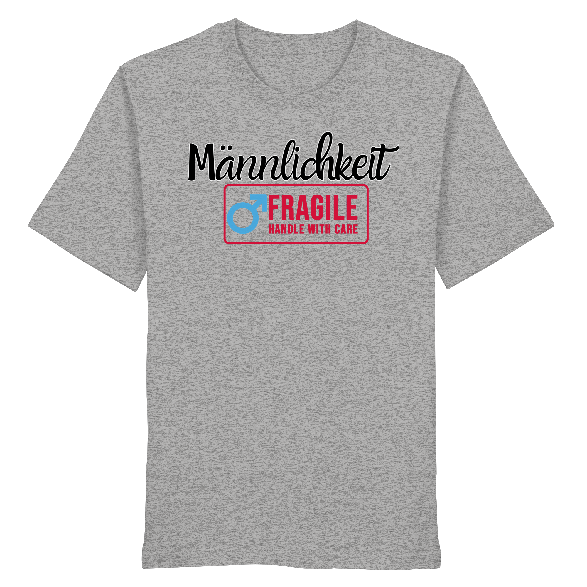Männlichkeit: Handle with Care - Organic Shirt