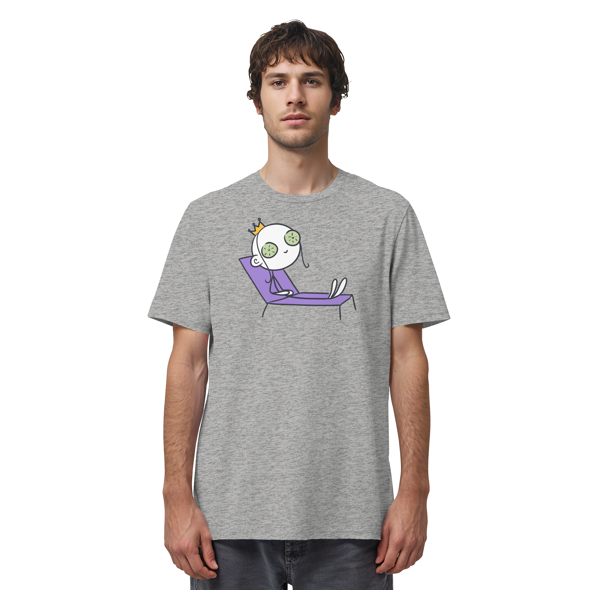 Seelenmännchen "Chill Out Edition" Frontprint - Organic Shirt