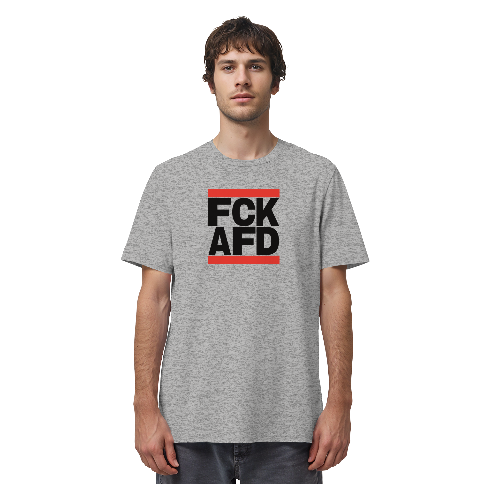 FCK AFD (schwarze Schrift) - Organic Shirt