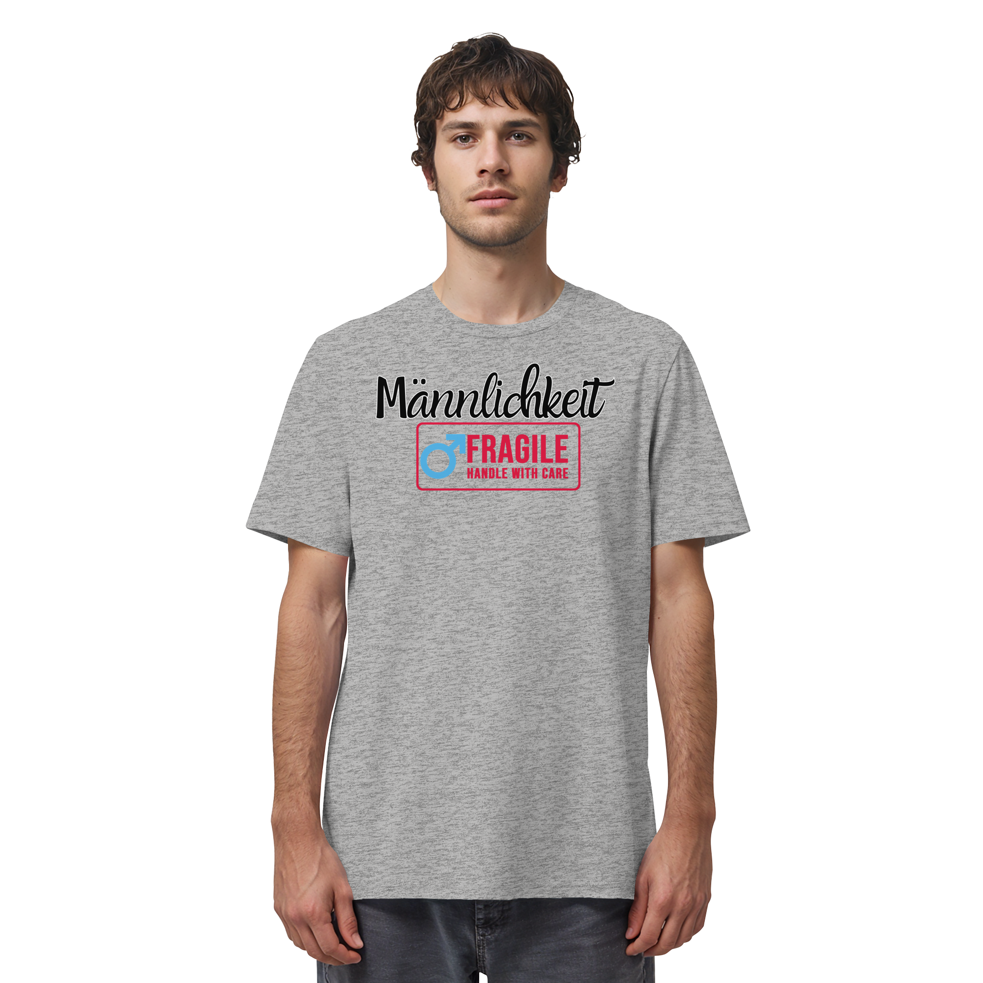 Männlichkeit: Handle with Care - Organic Shirt