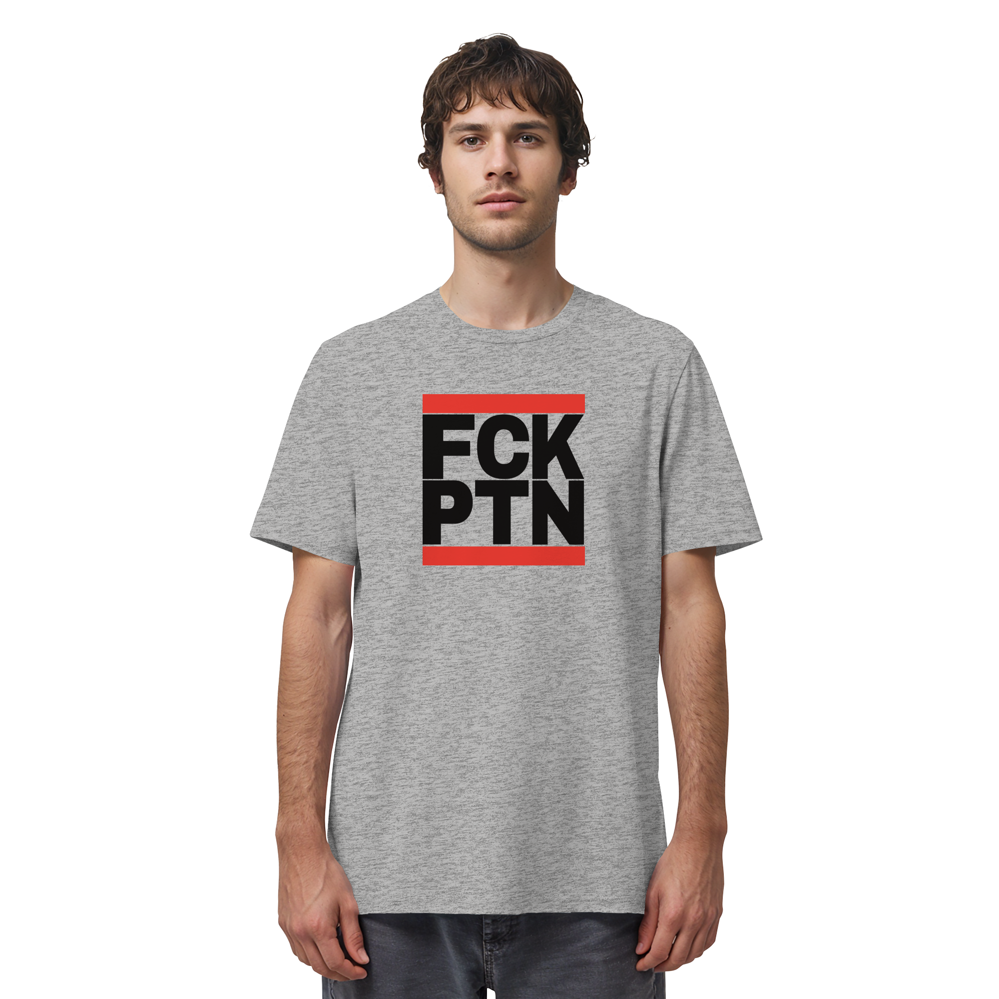 FCK PTN (schwarze Schrift) - Organic Shirt
