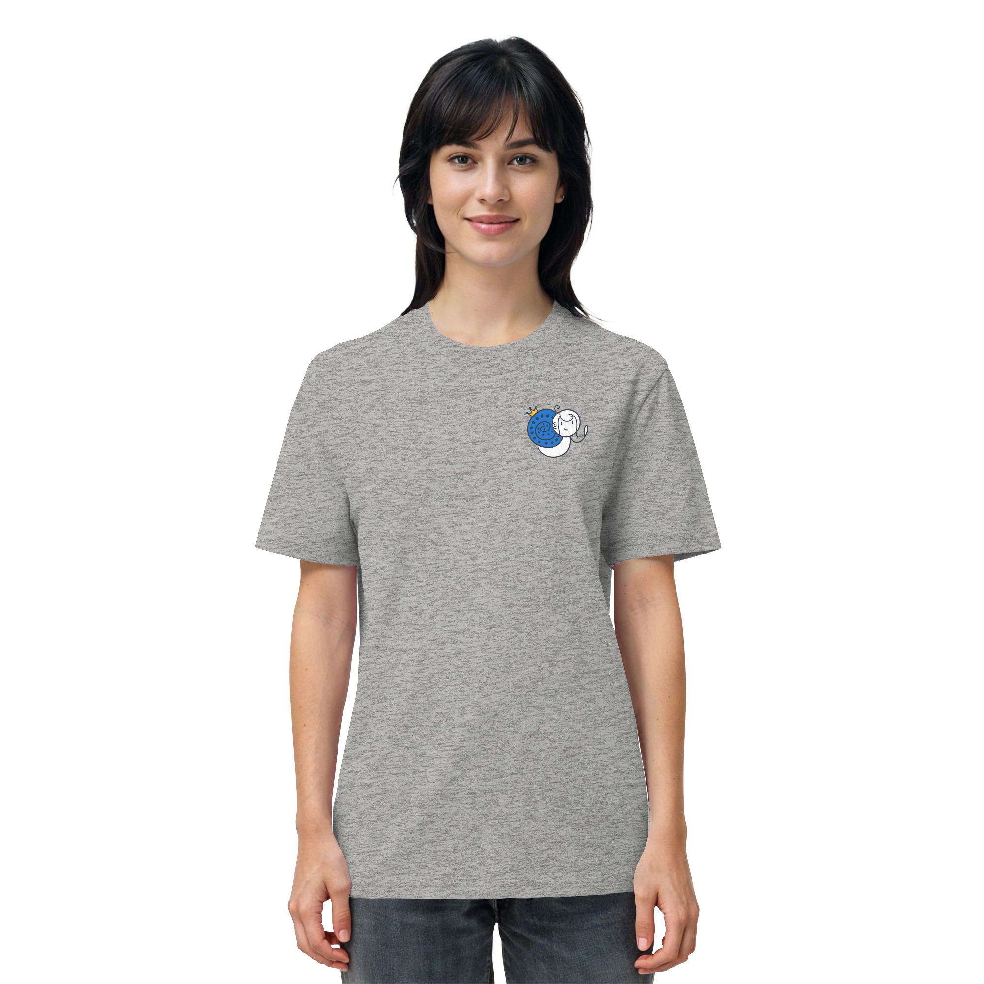 Meine Heilung braucht Zeit "Schwarze Edition" Backprint - Organic Shirt