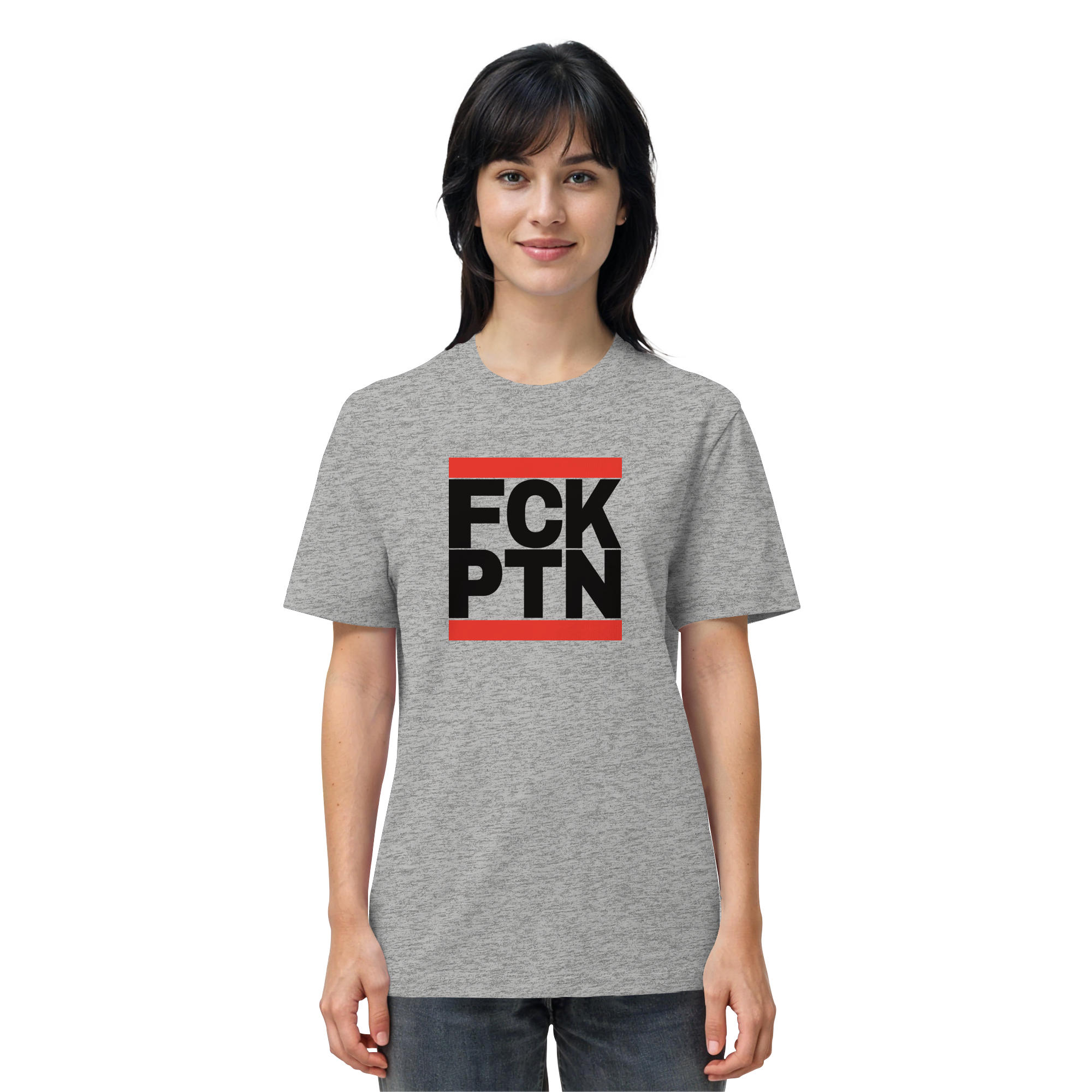 FCK PTN (schwarze Schrift) - Organic Shirt