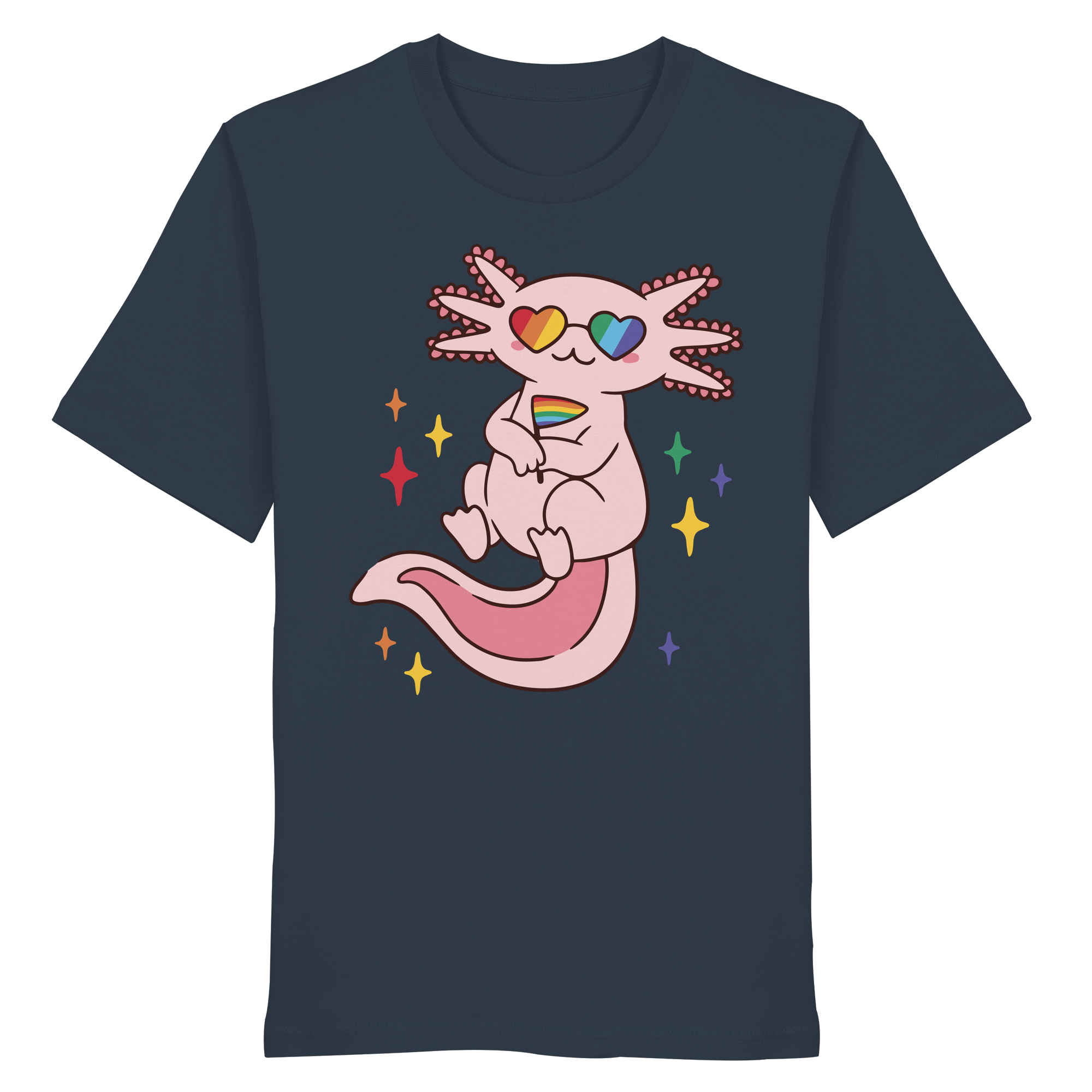 Big Pride Axolotl - Organic Shirt