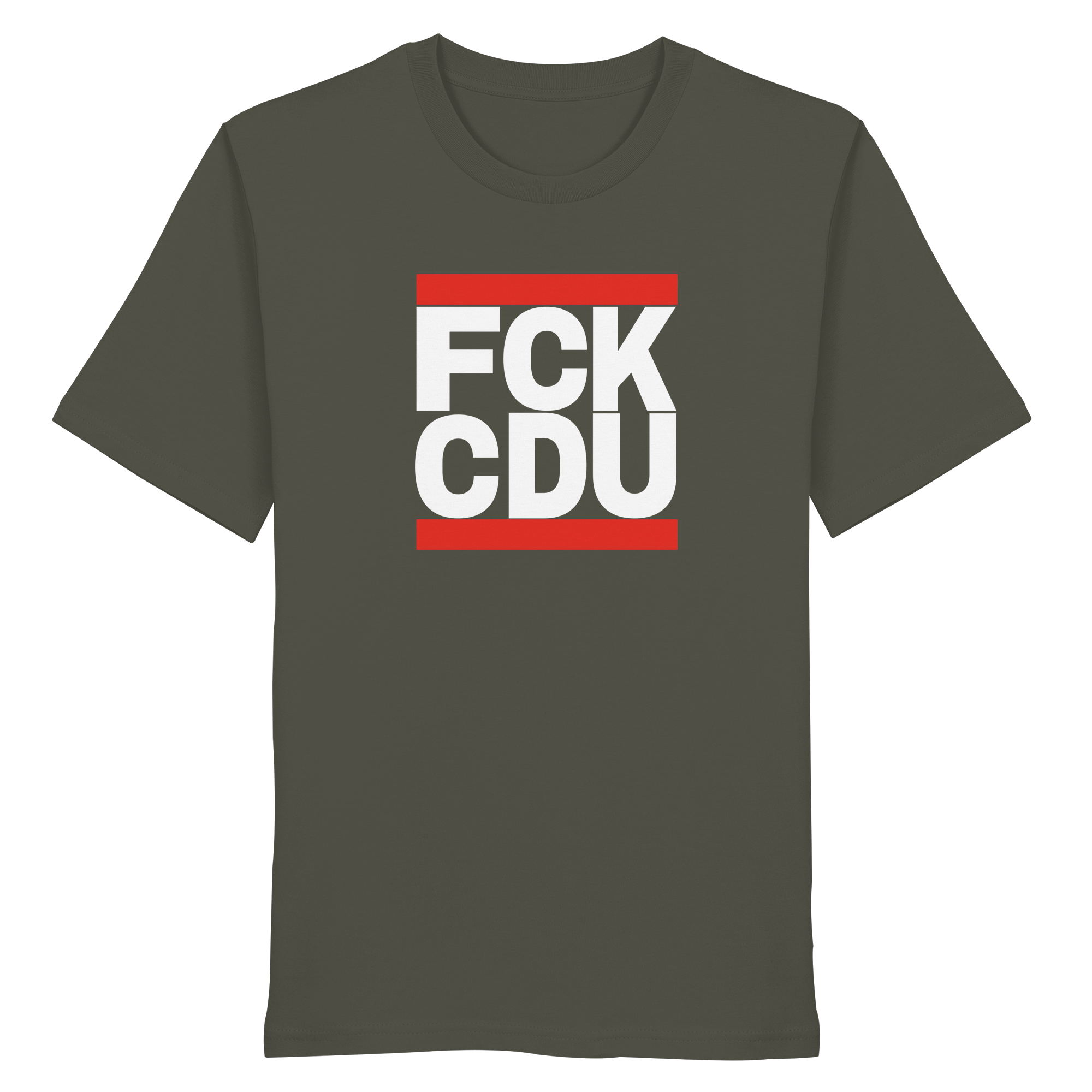 FCK CDU (weiße Schrift) - Organic Shirt