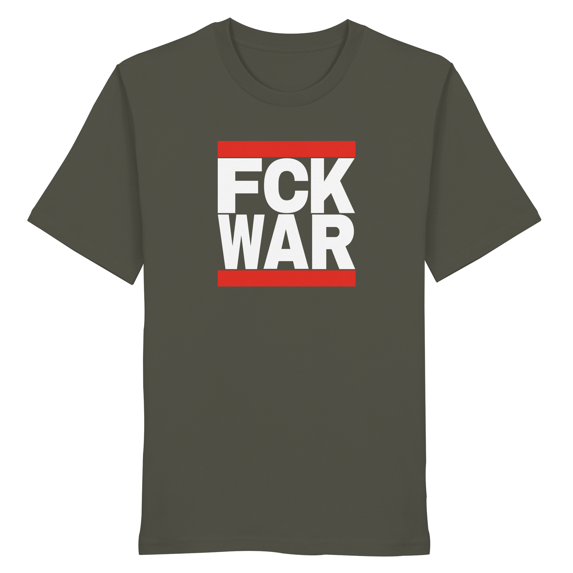 FCK WAR (weiße Schrift) - Organic Shirt