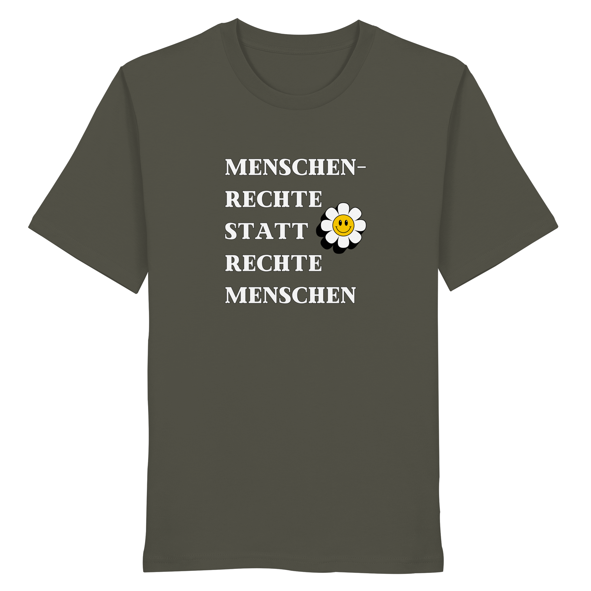 Menschenrechte statt rechte Menschen - Organic Shirt