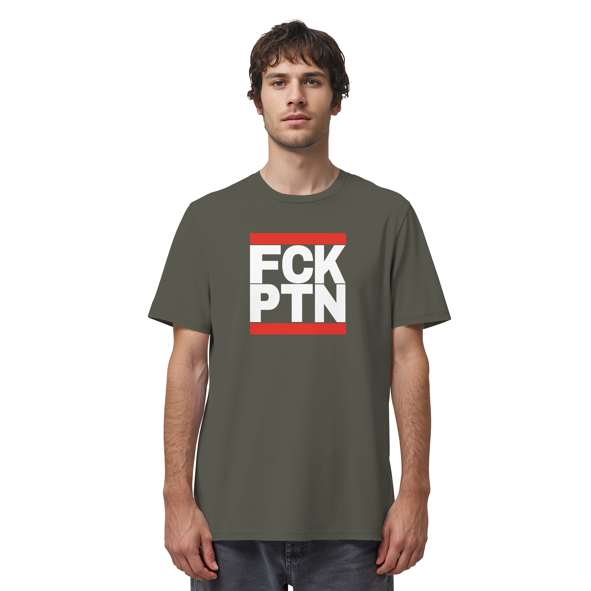 FCK PTN (weiße Schrift) - Organic Shirt