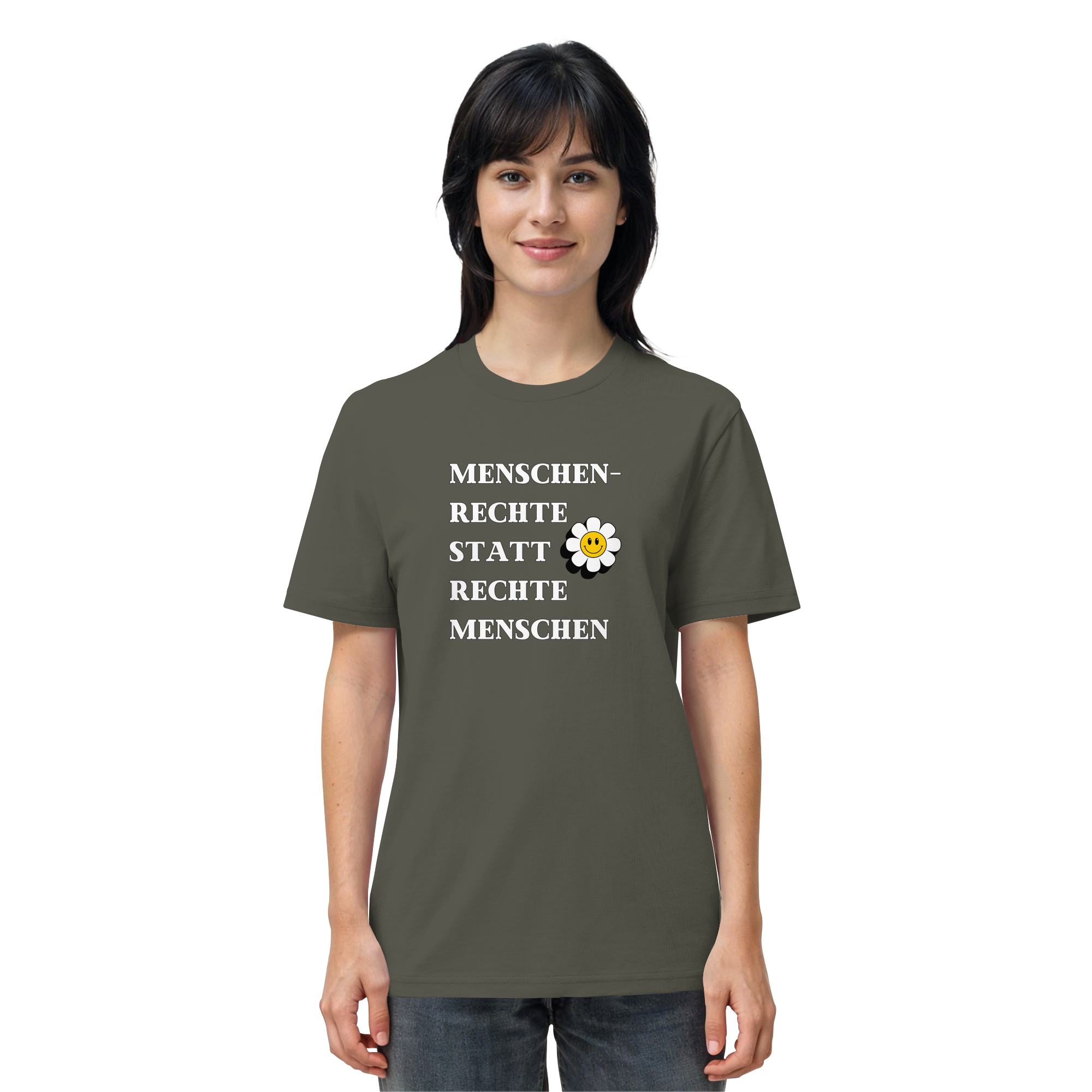Menschenrechte statt rechte Menschen - Organic Shirt