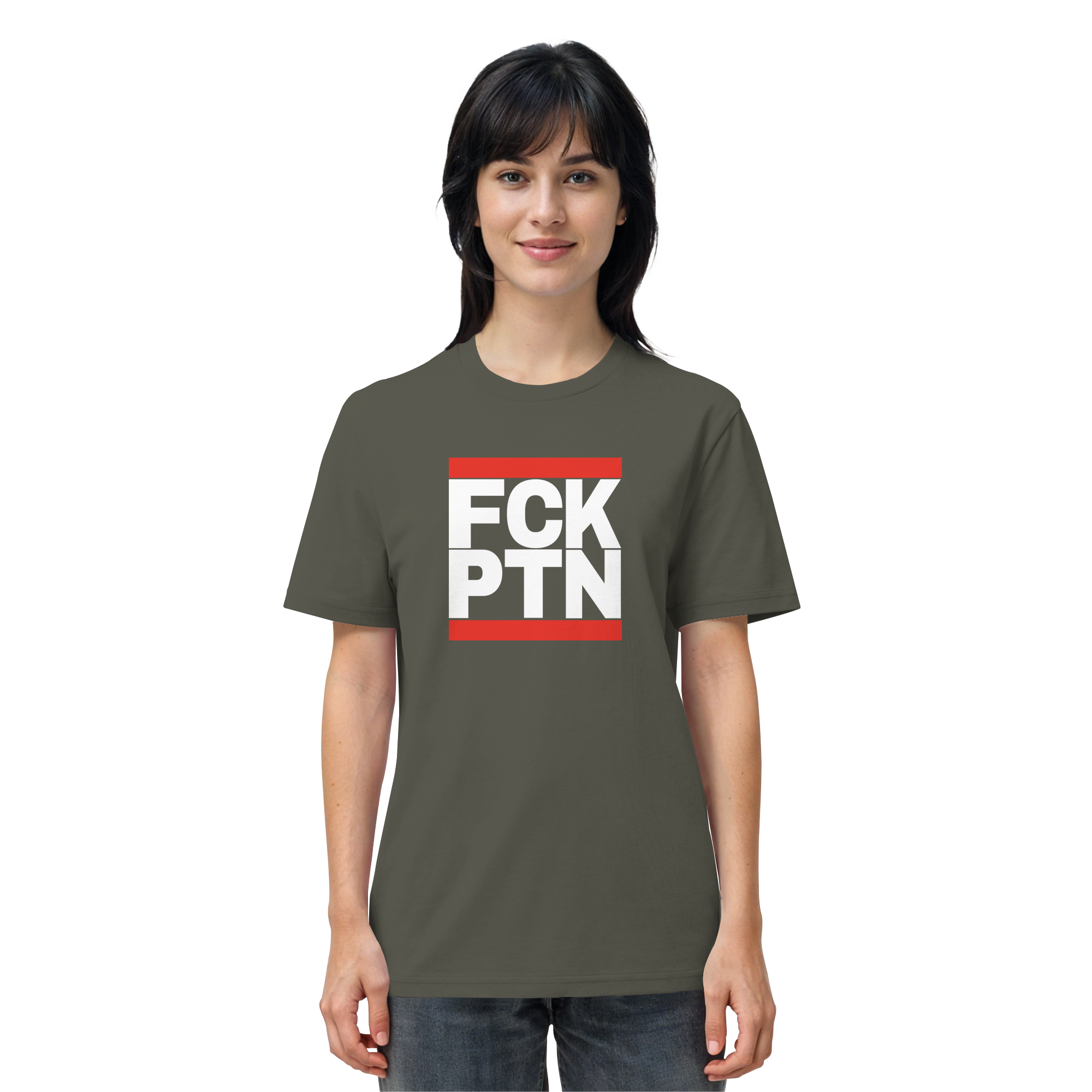FCK PTN (weiße Schrift) - Organic Shirt