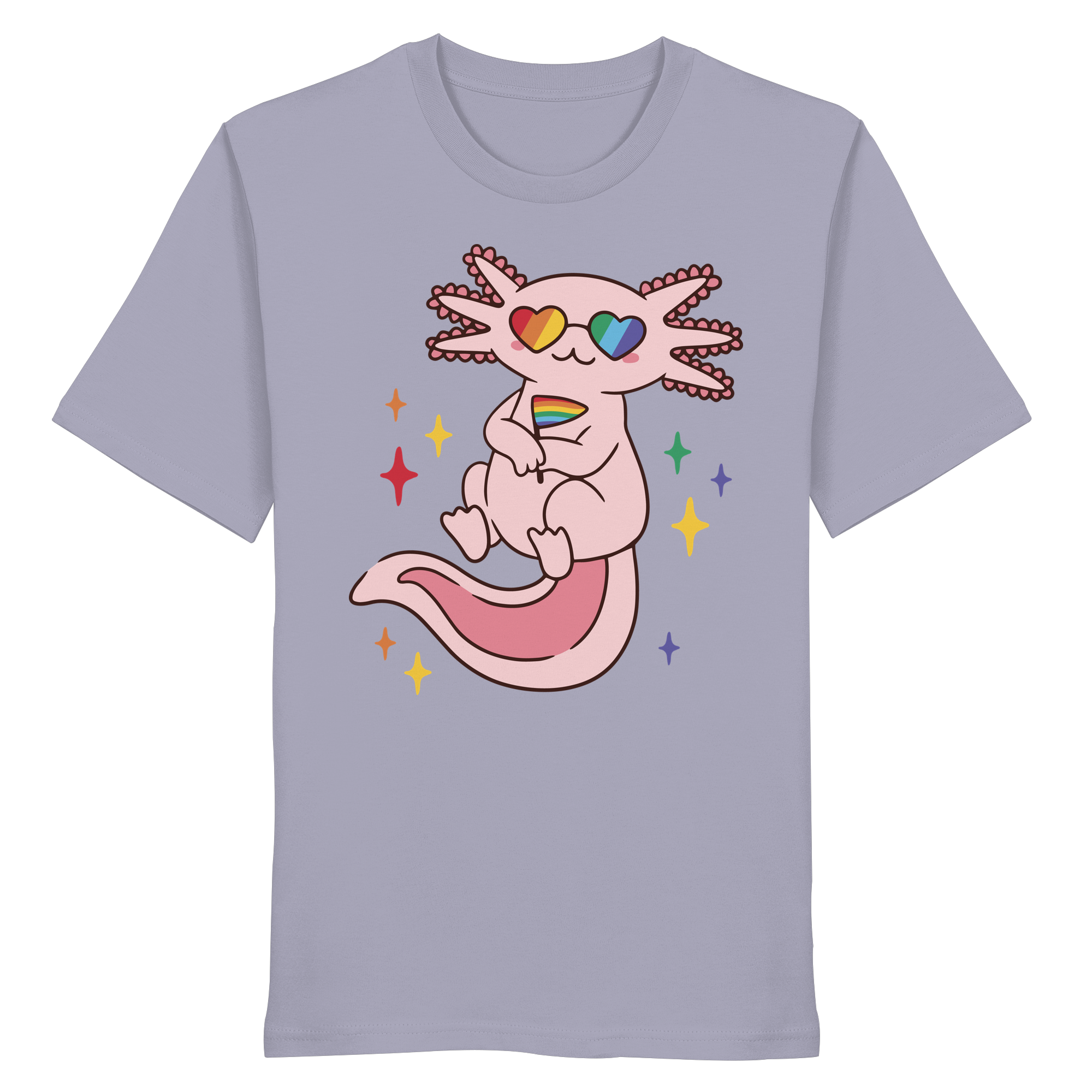 Big Pride Axolotl - Organic Shirt