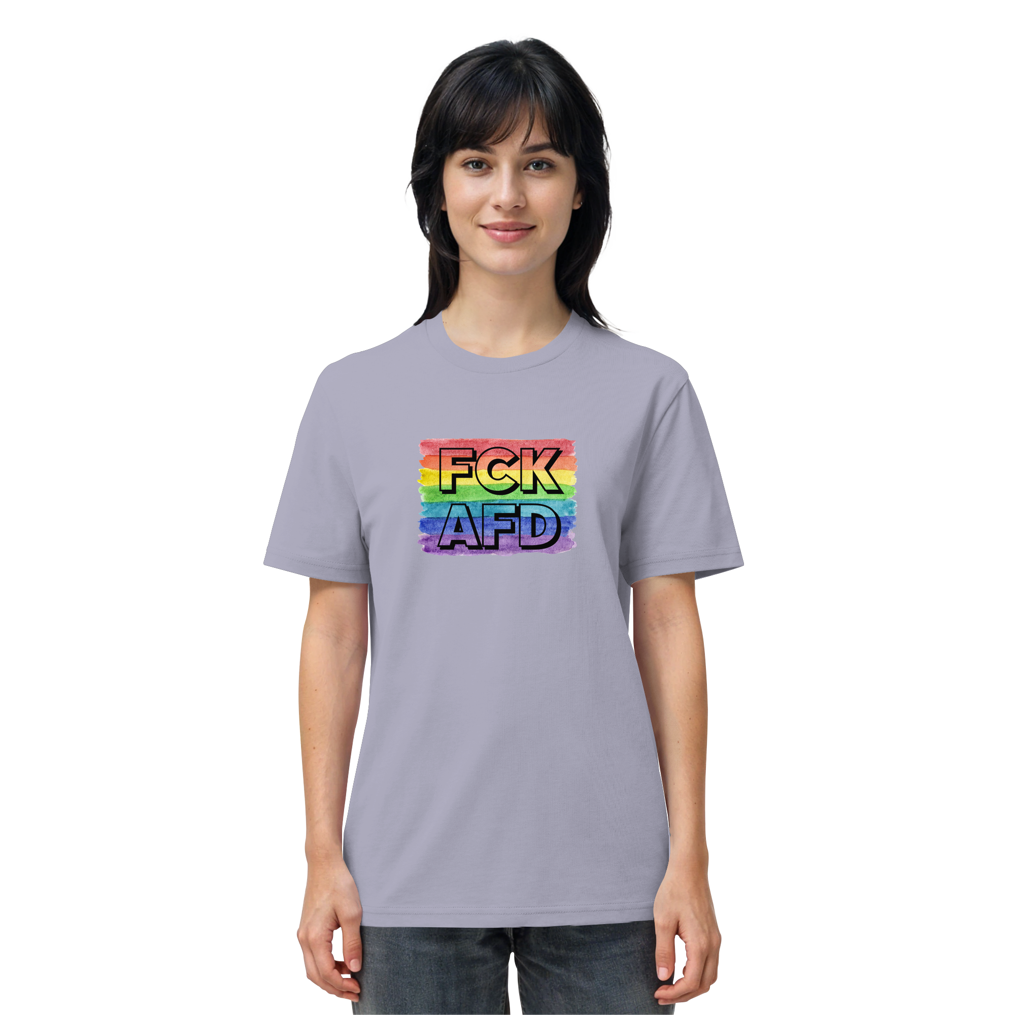 FCK AFD "Rainbow Resistance Edition" - Organic Shirt
