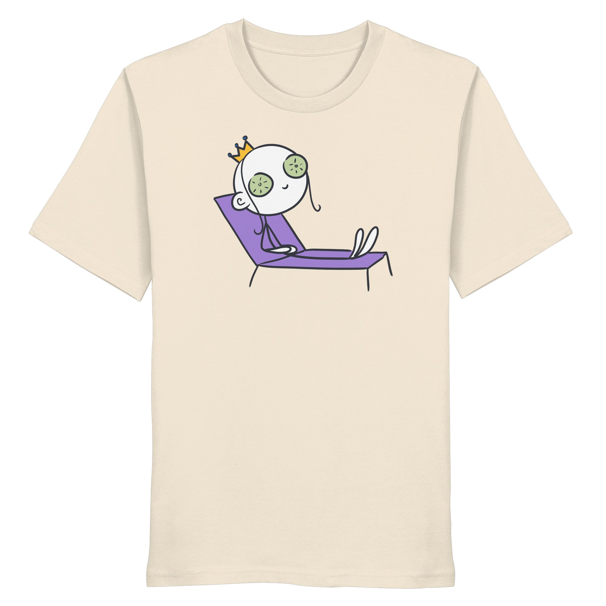 Seelenmännchen "Chill Out Edition" Frontprint - Organic Shirt