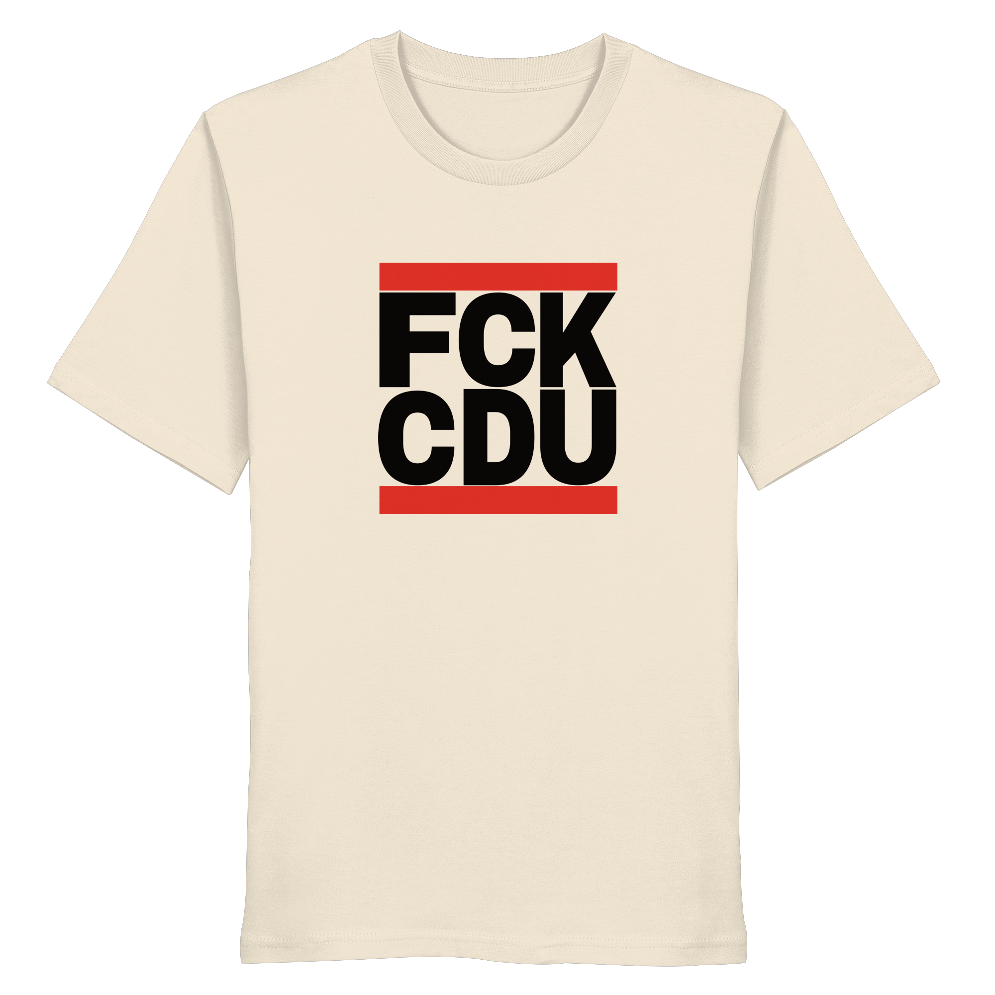FCK CDU (schwarze Schrift) - Organic Shirt