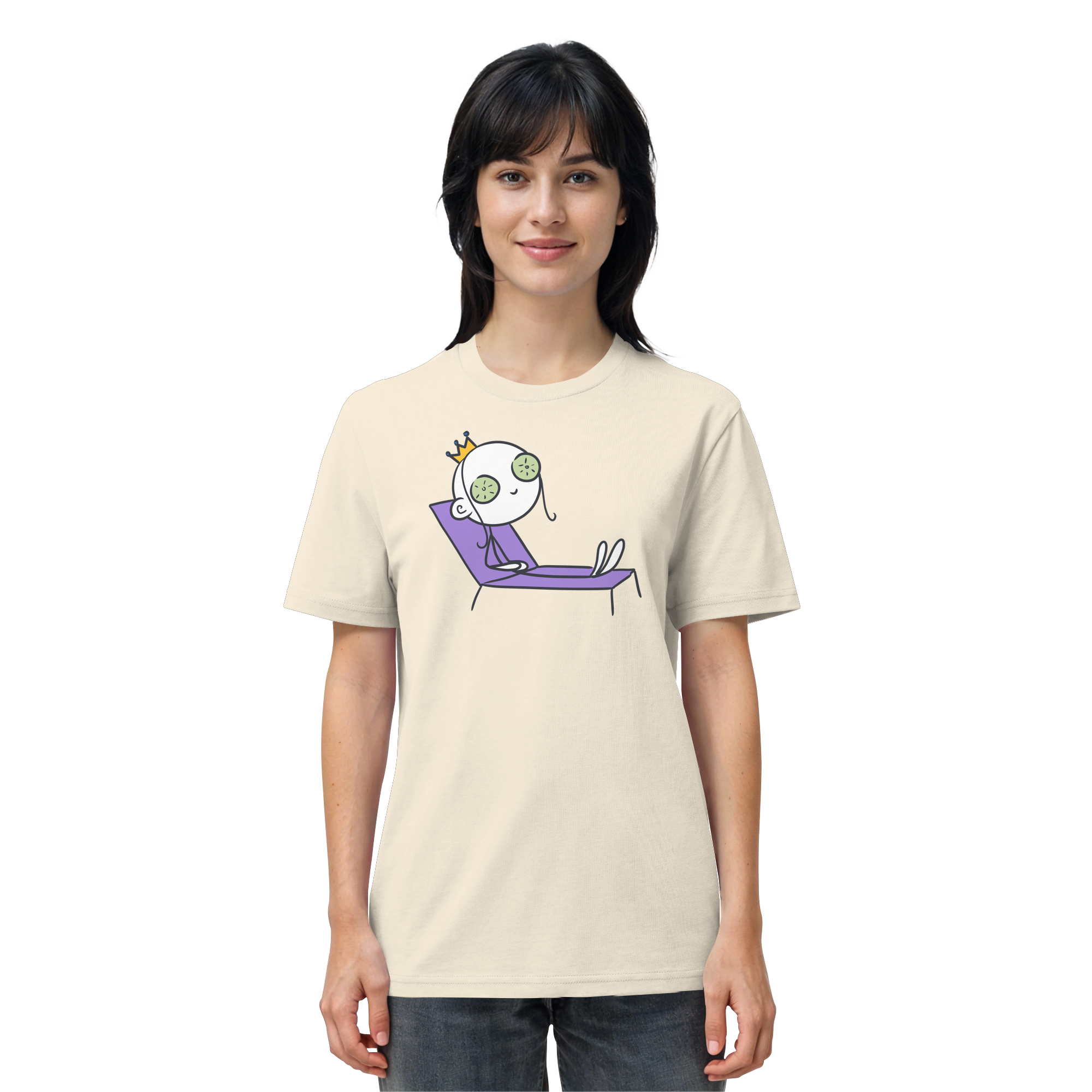 Seelenmännchen "Chill Out Edition" Frontprint - Organic Shirt