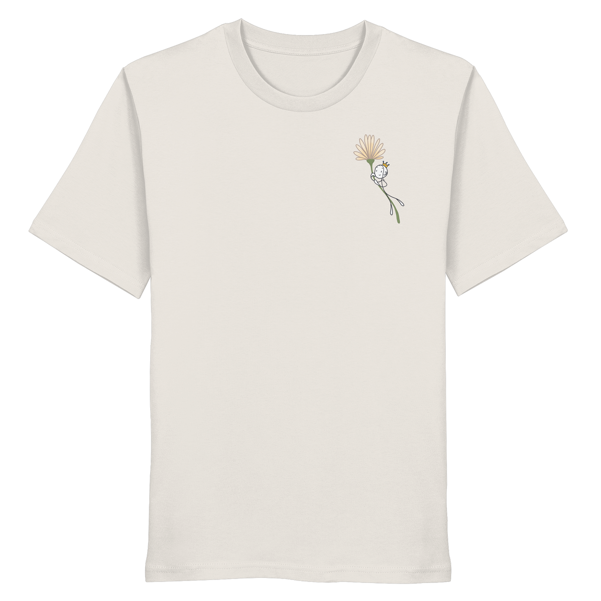 Seelenmännchen "Blumenfliegen Edition" (hell) - Organic Shirt