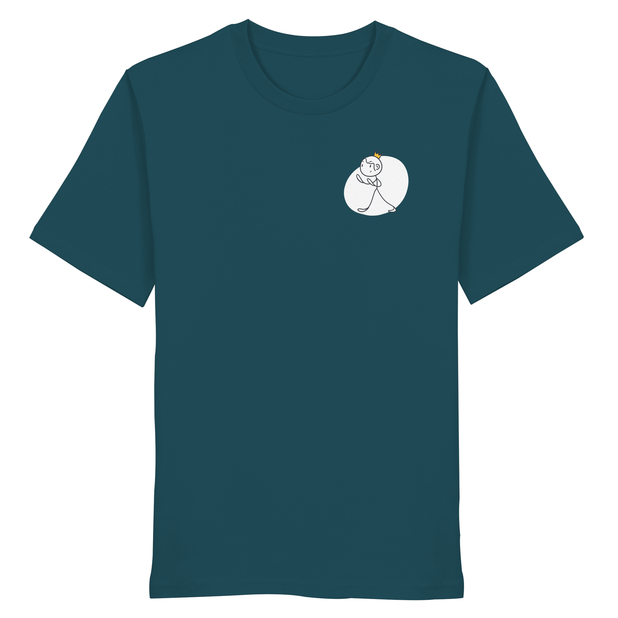 Seelenmännchen "Selbstverteidigung Edition" Brustprint (dunkel) - Organic Shirt