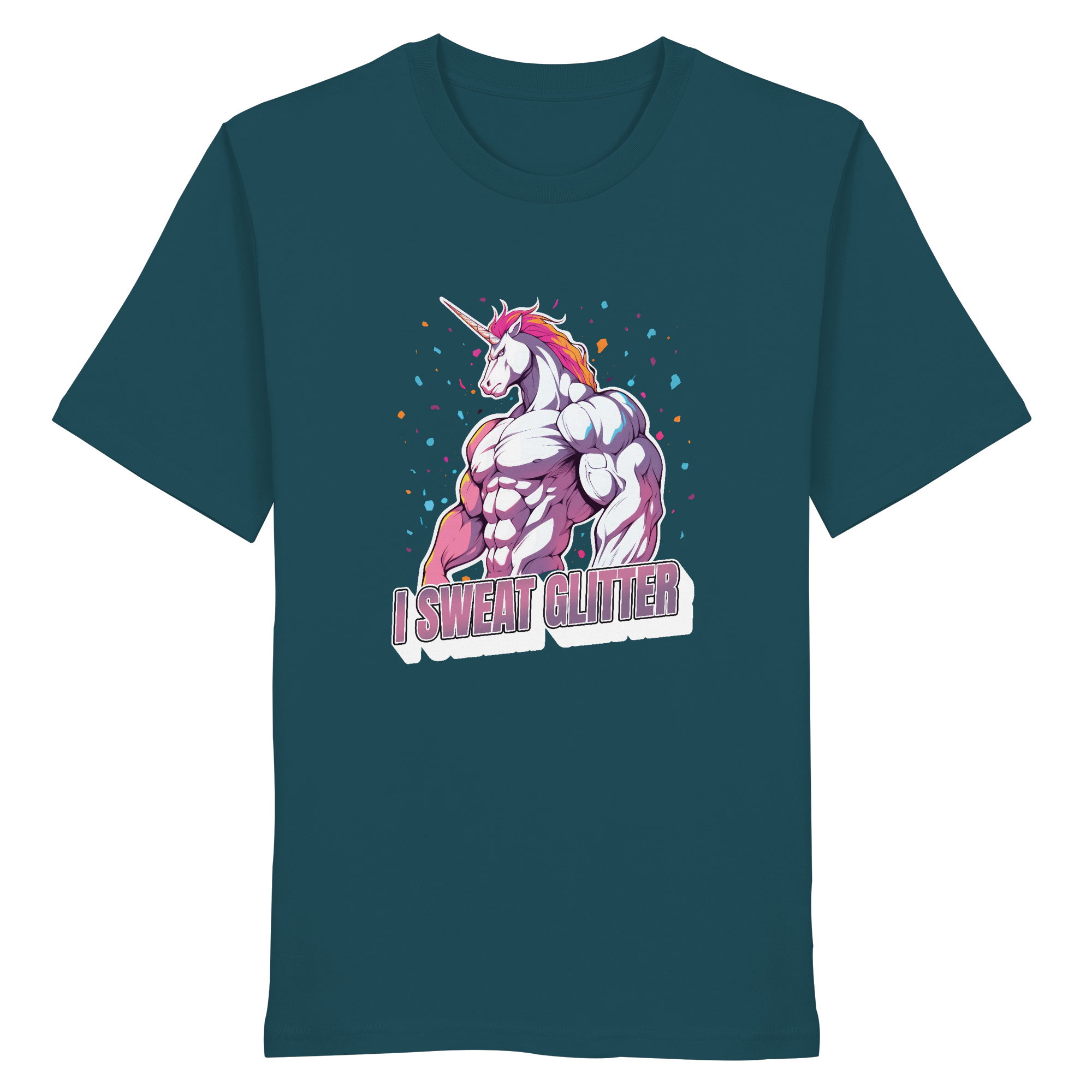 I sweat Glitter - Organic Shirt