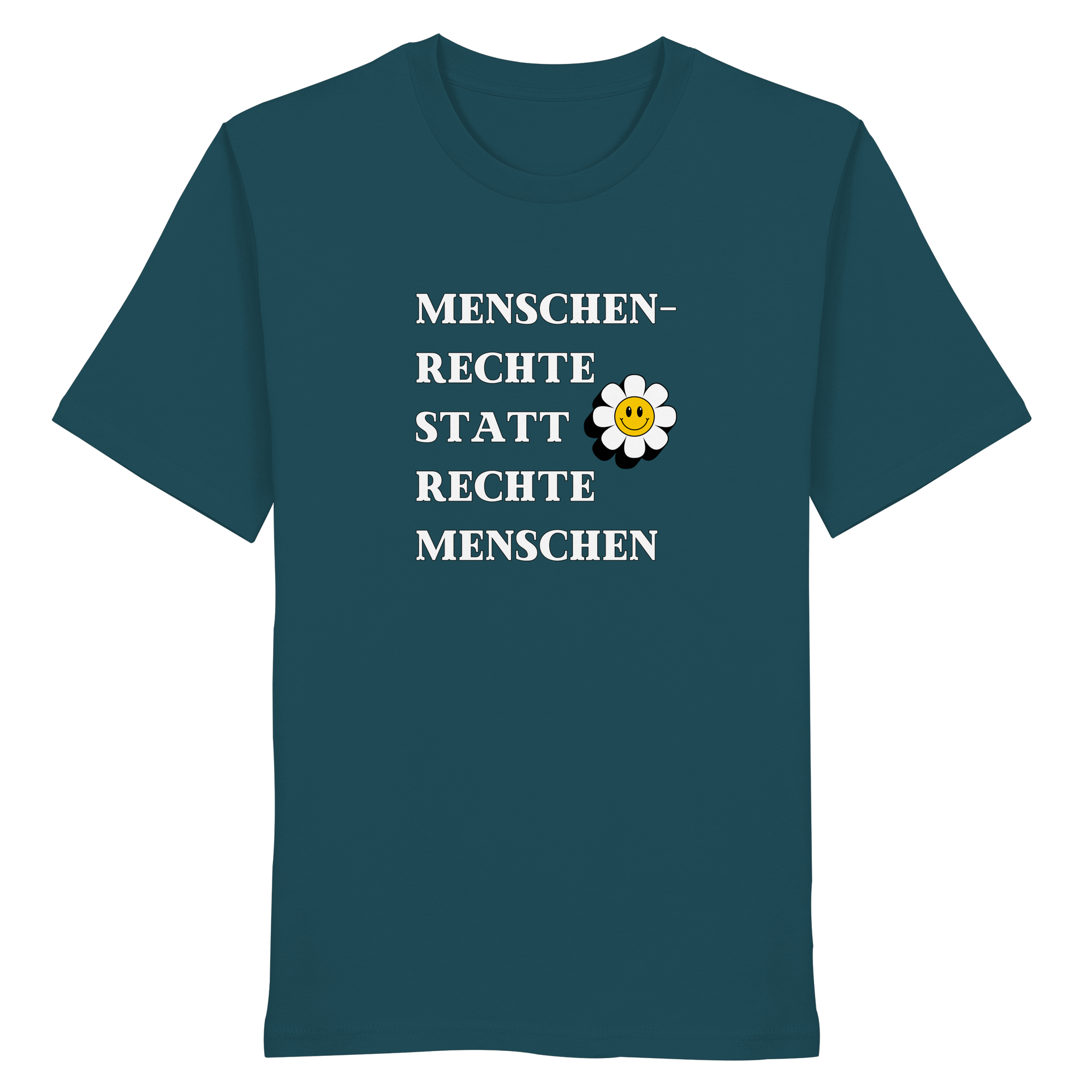 Menschenrechte statt rechte Menschen - Organic Shirt