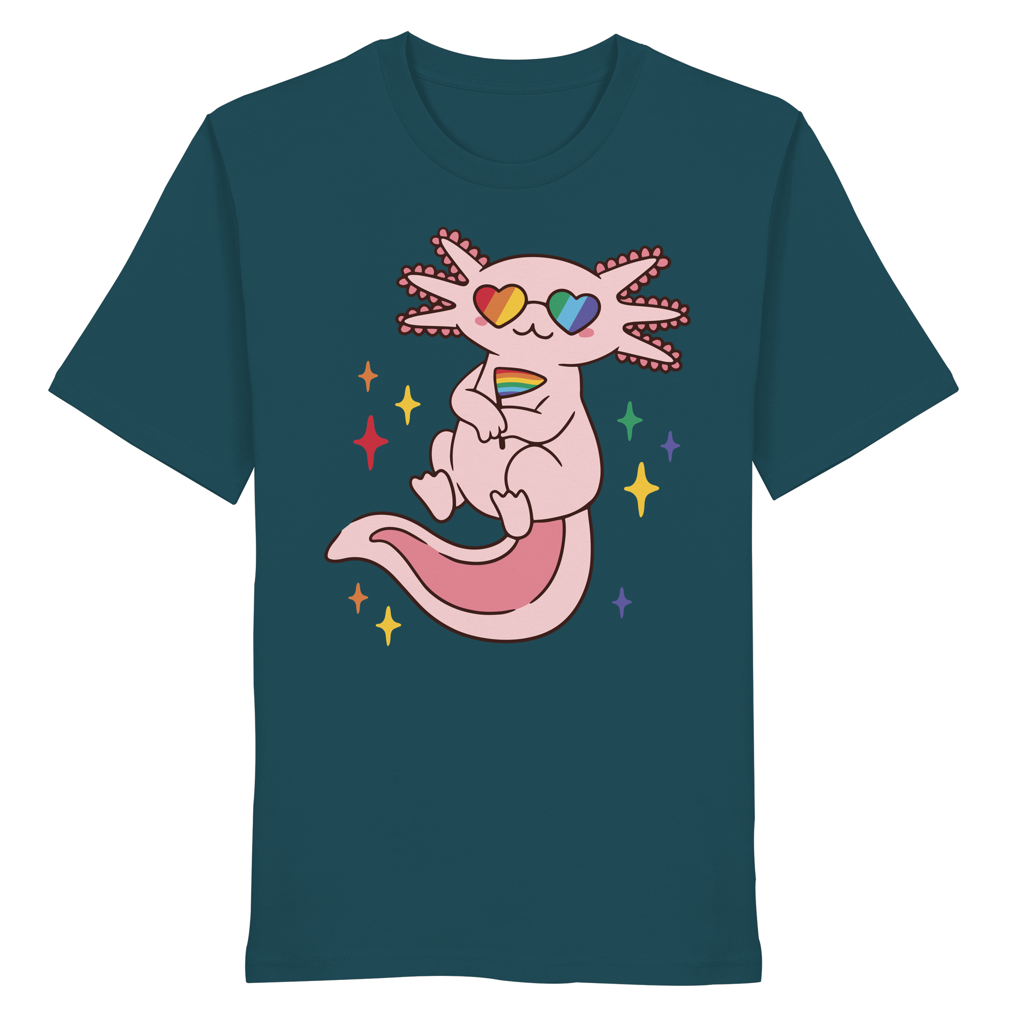 Big Pride Axolotl - Organic Shirt