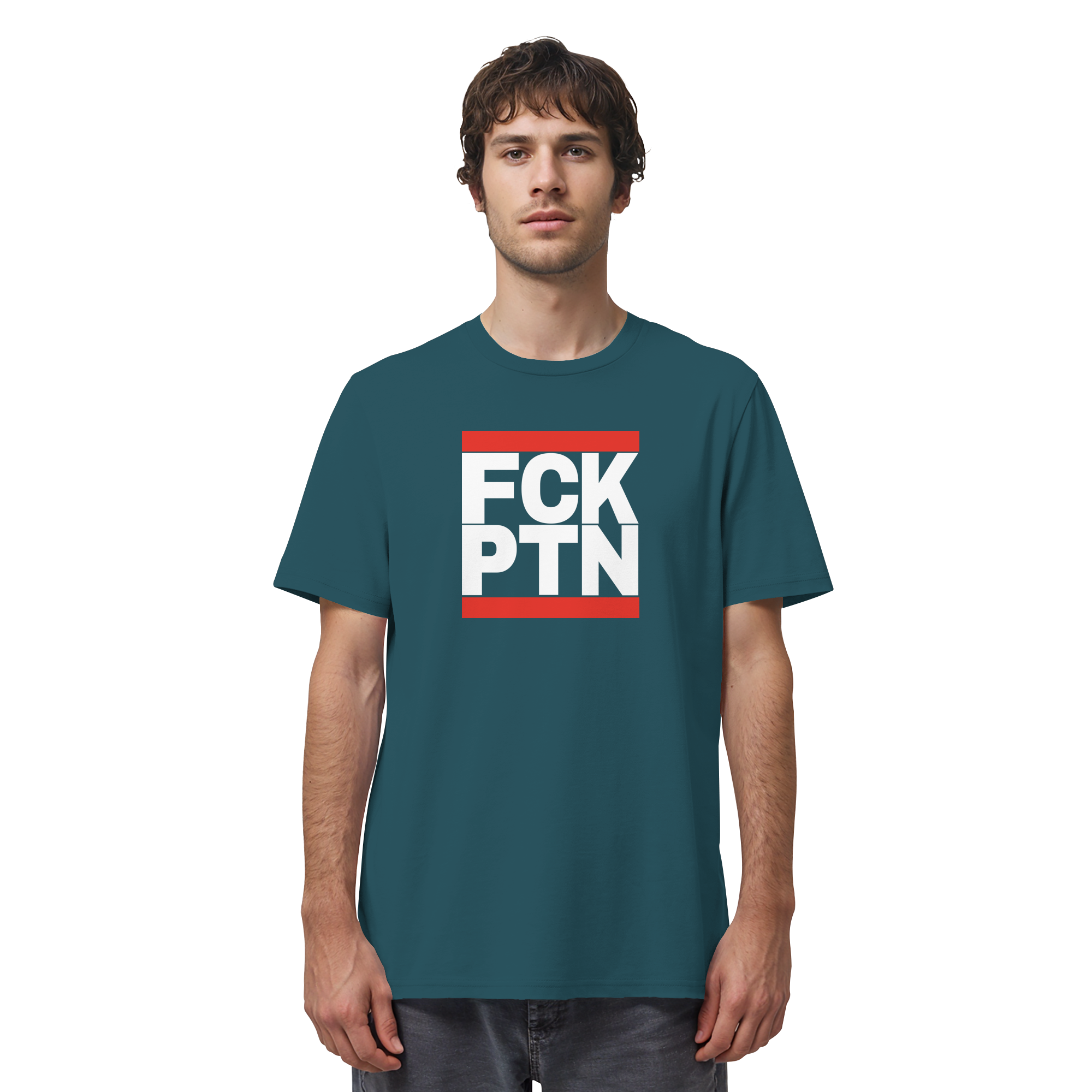 FCK PTN (weiße Schrift) - Organic Shirt