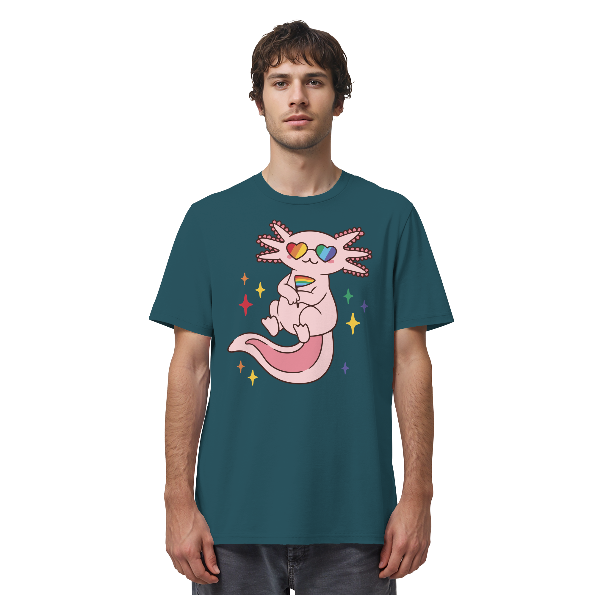 Big Pride Axolotl - Organic Shirt