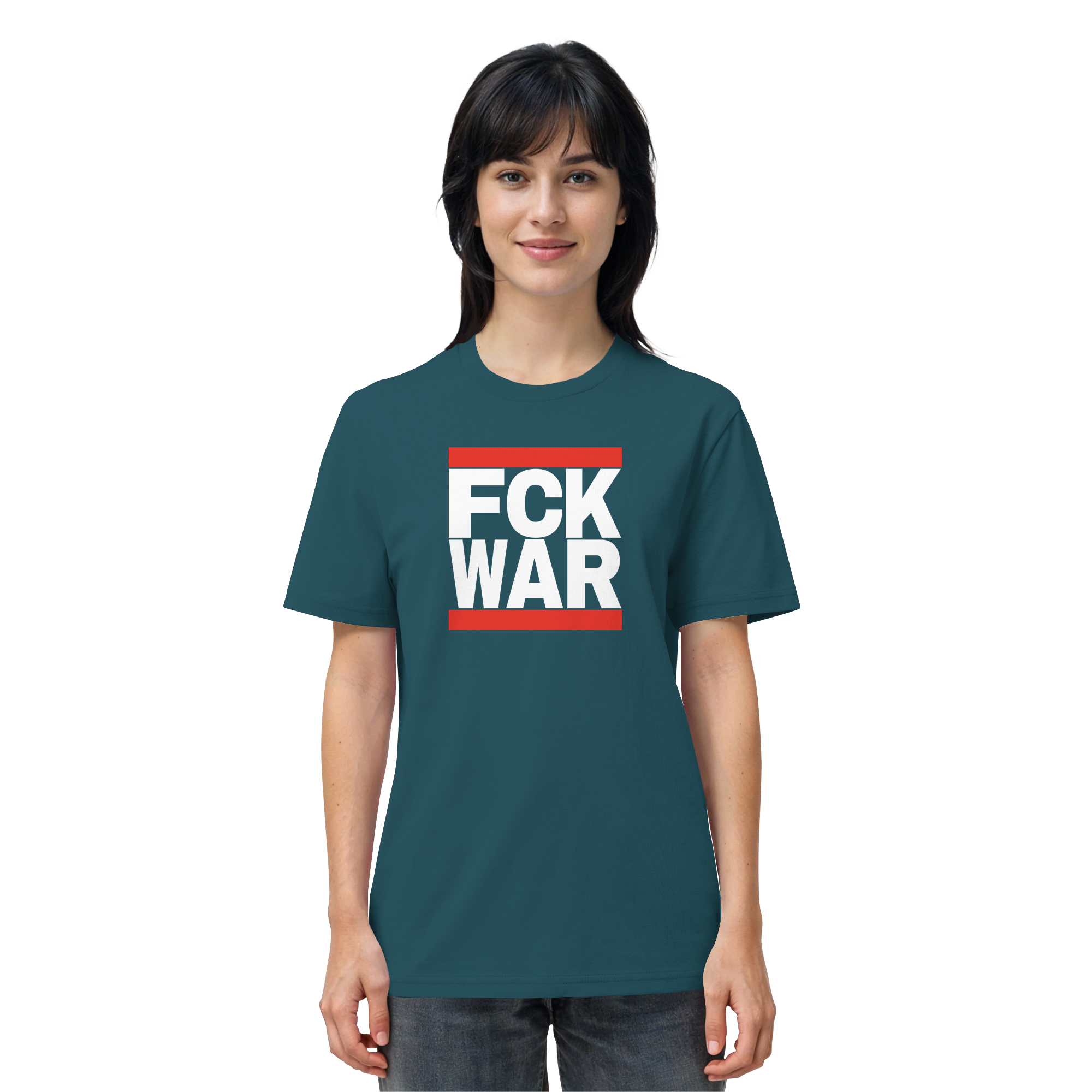 FCK WAR (weiße Schrift) - Organic Shirt