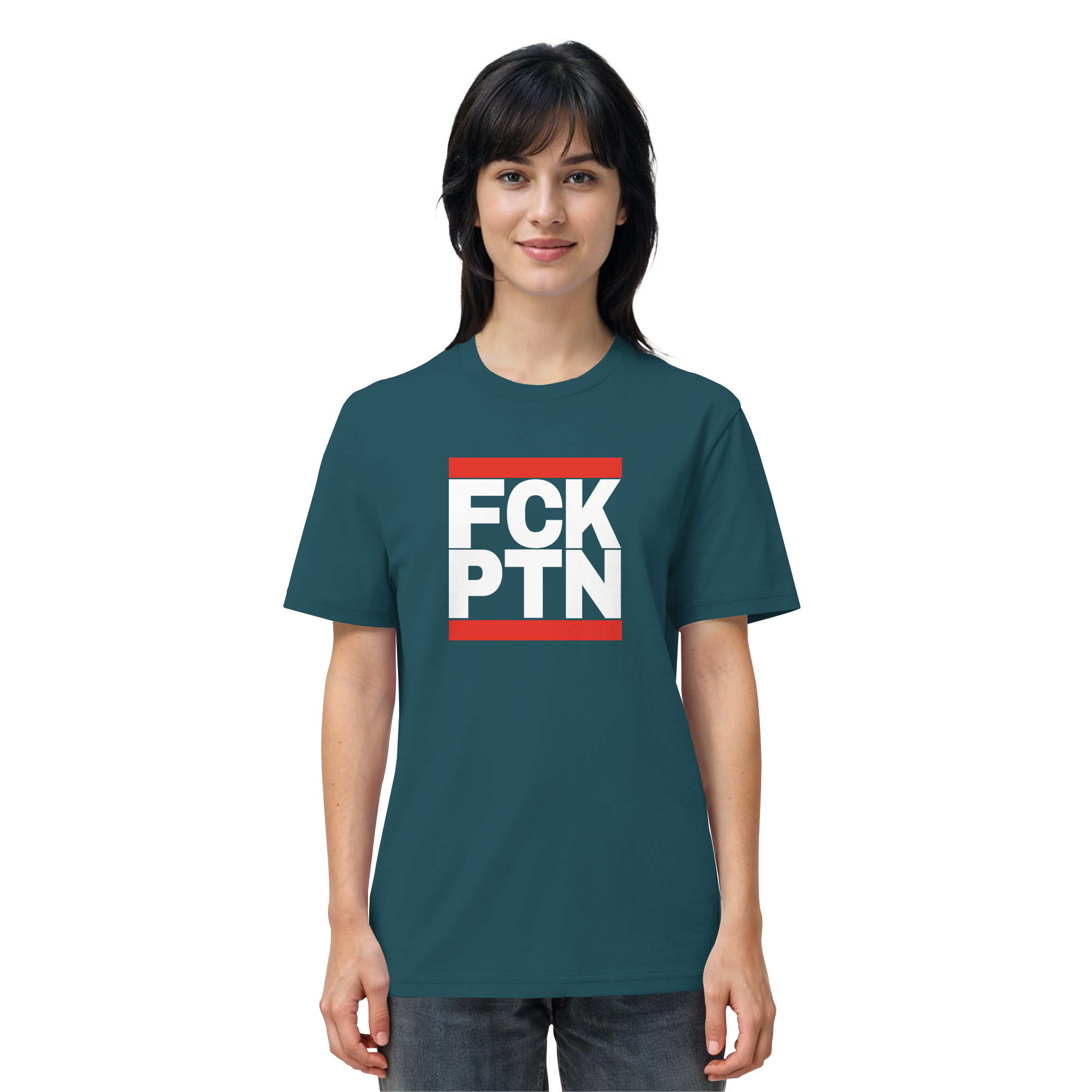 FCK PTN (weiße Schrift) - Organic Shirt